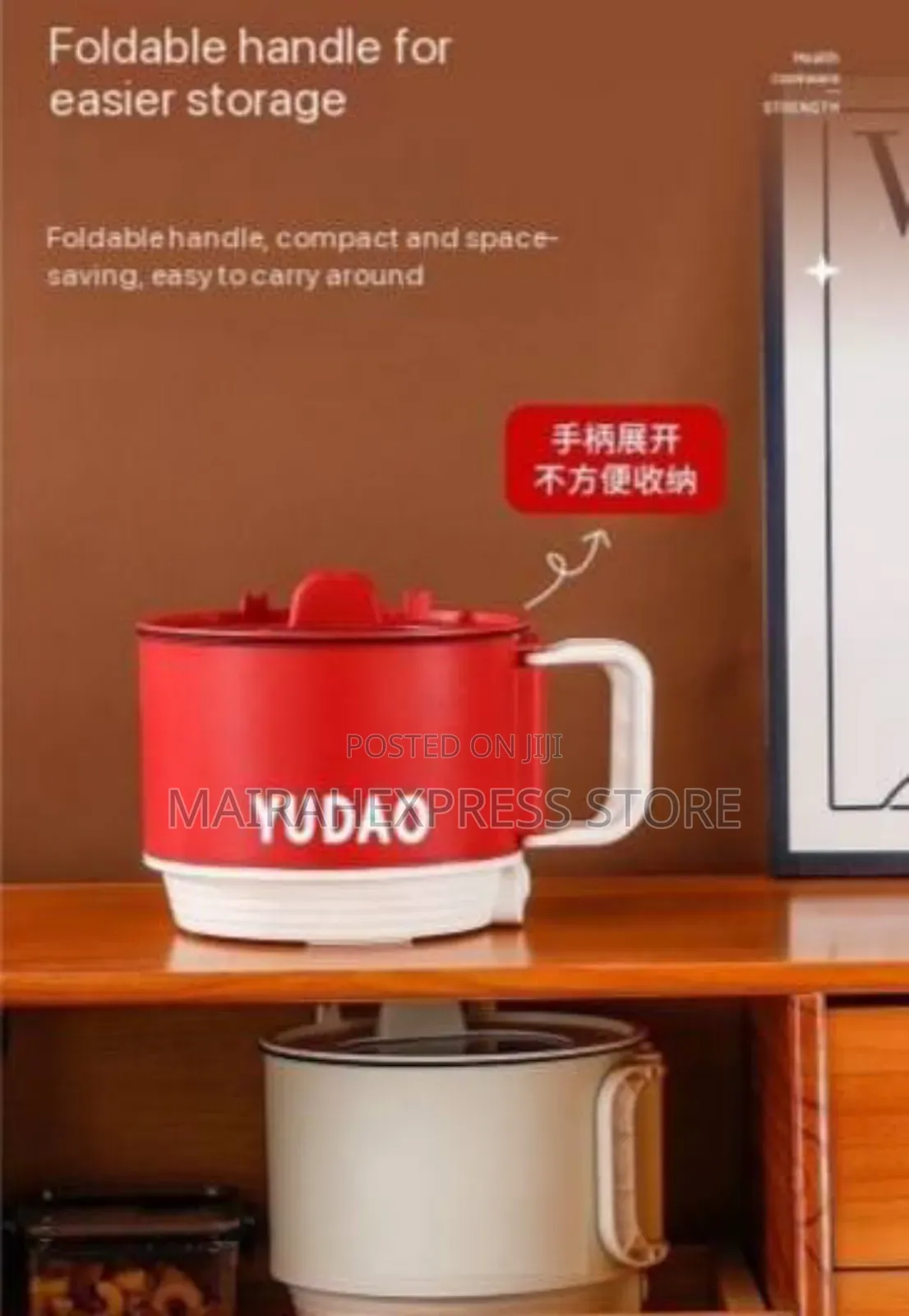 1.8ltr Non-Stick Traveling Electric Cooking Pot (H4m3k)