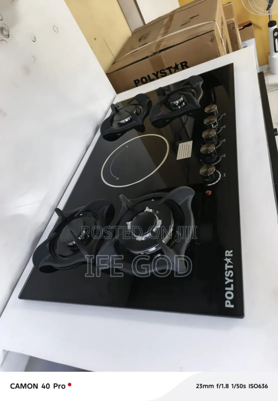 Original High Quality Polystar Low Voltage Built-in Gas Ele Cooker