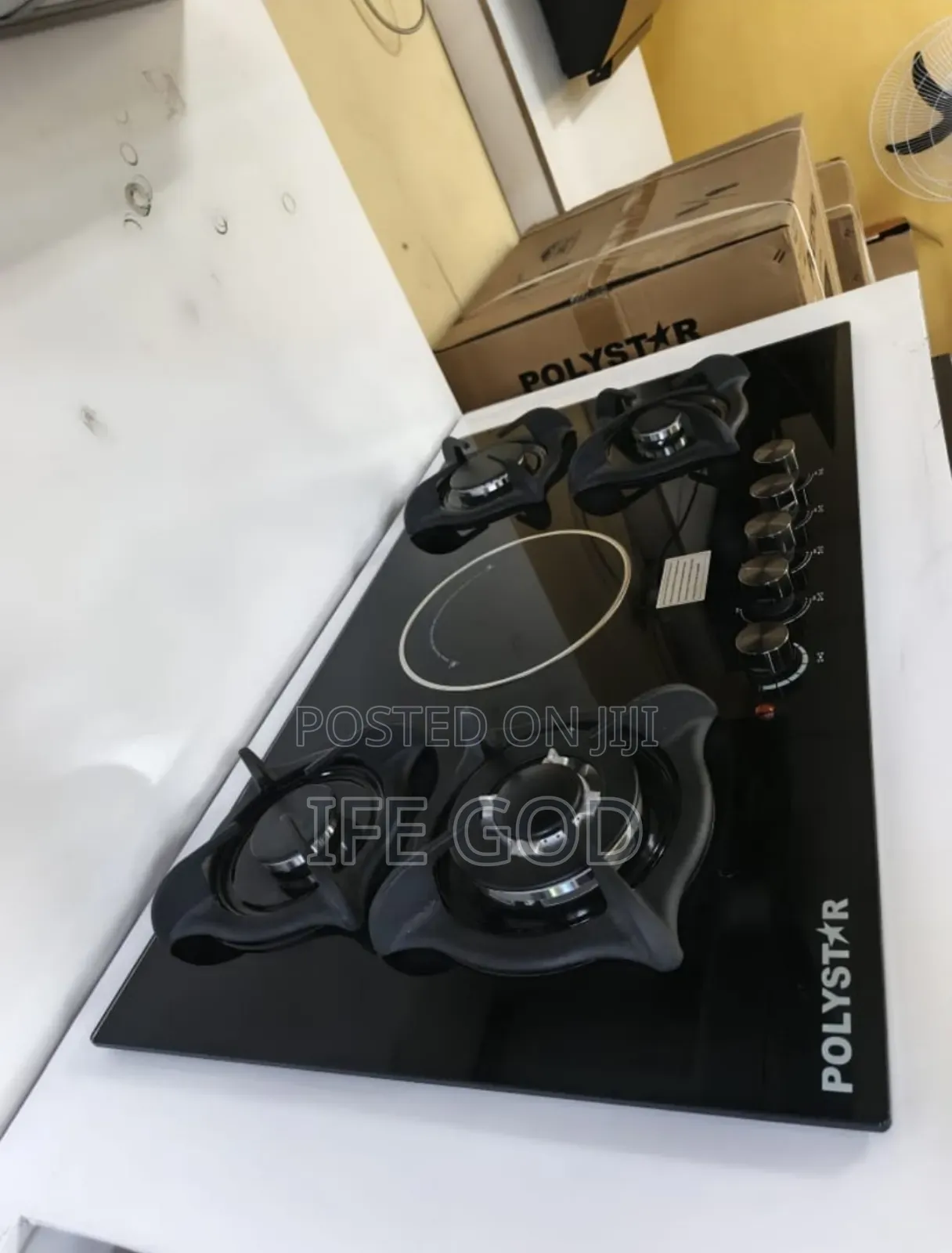 Original Quality Polystar 90cm Inbuilt Low Voltage Gas Ele Cooker