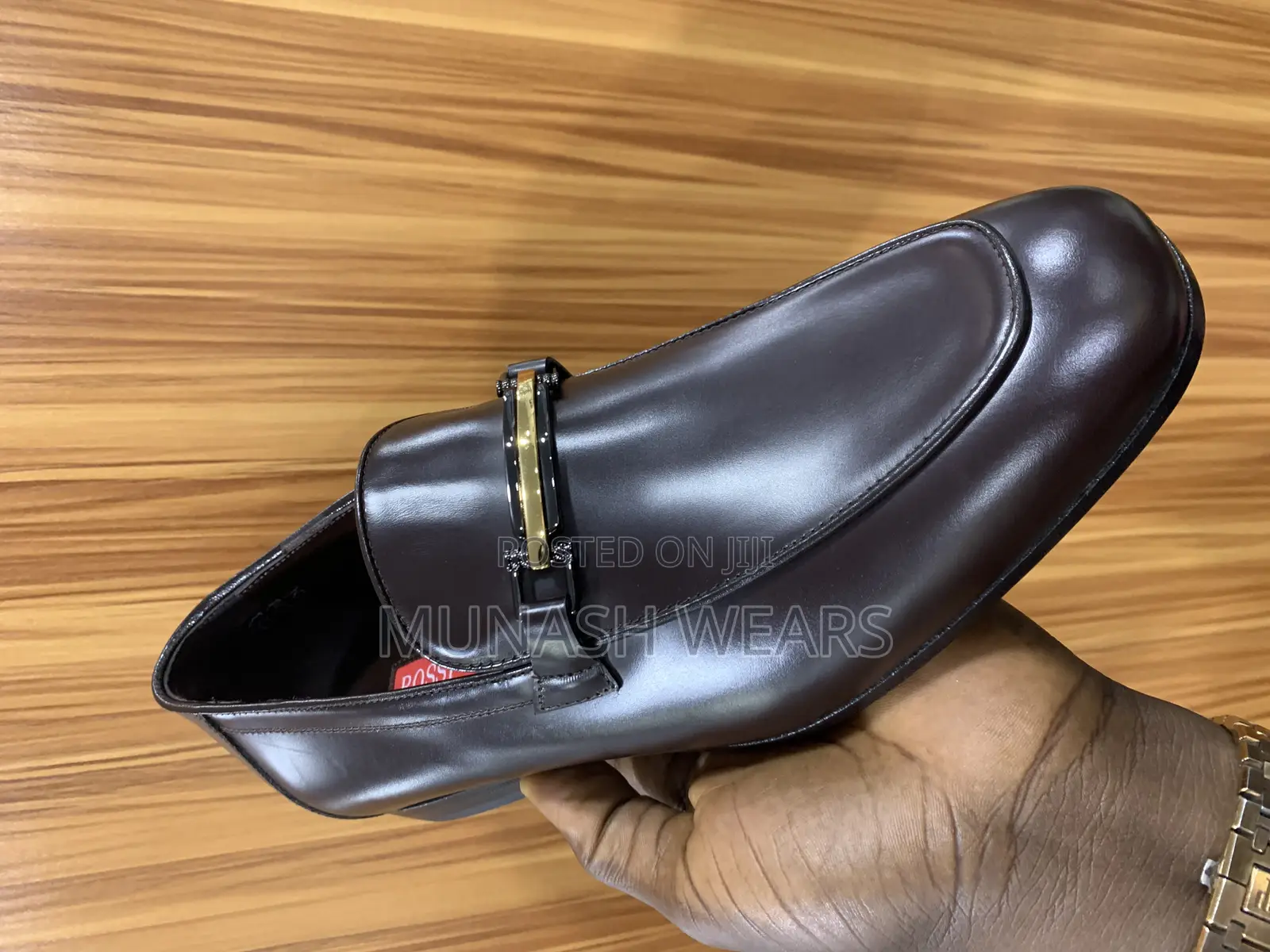 Pure Italian Brown Rossi Shoes 40-46