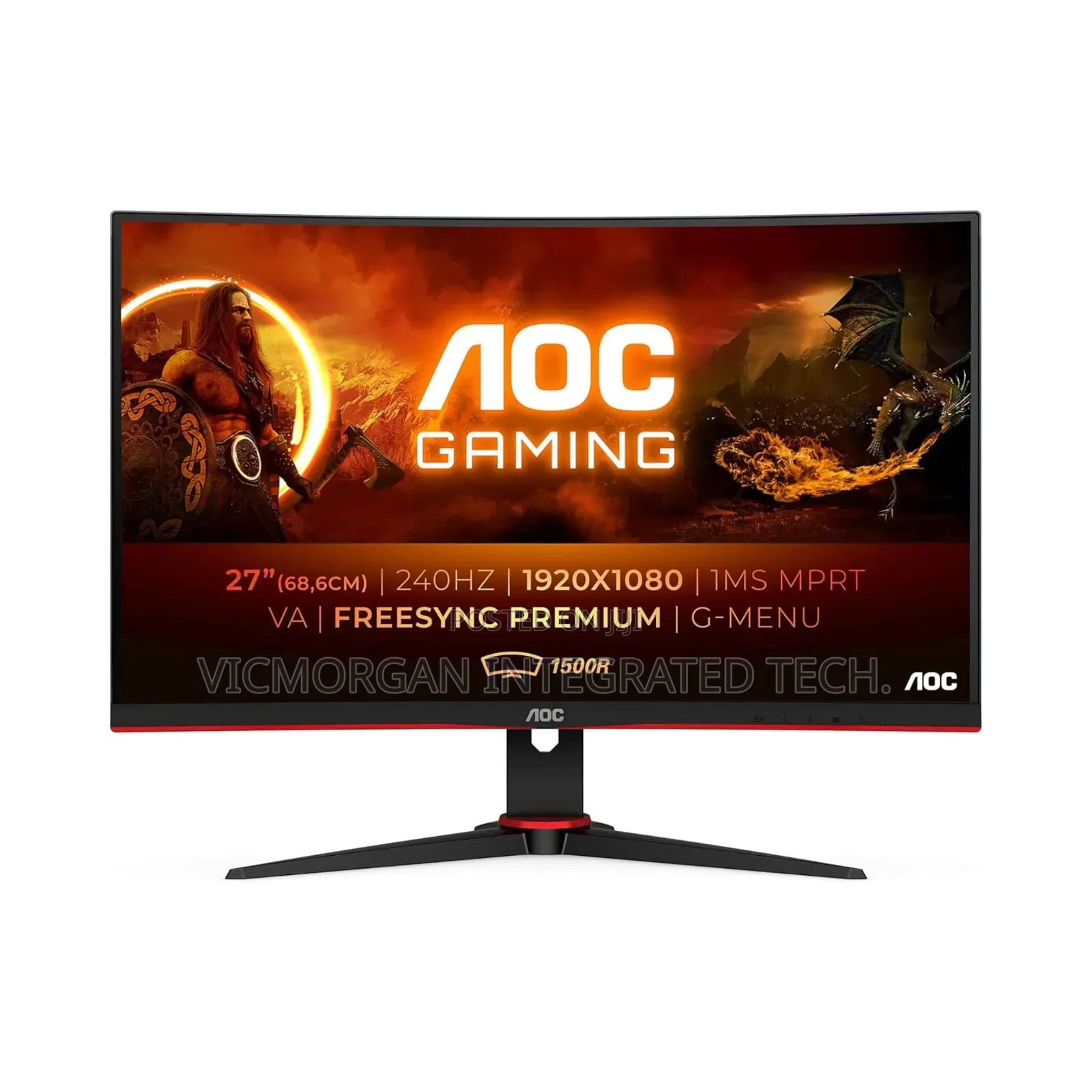 Aoc Gaming C27g2ze - 27 Inch Full Hd 240hz 0.5ms Va Curved