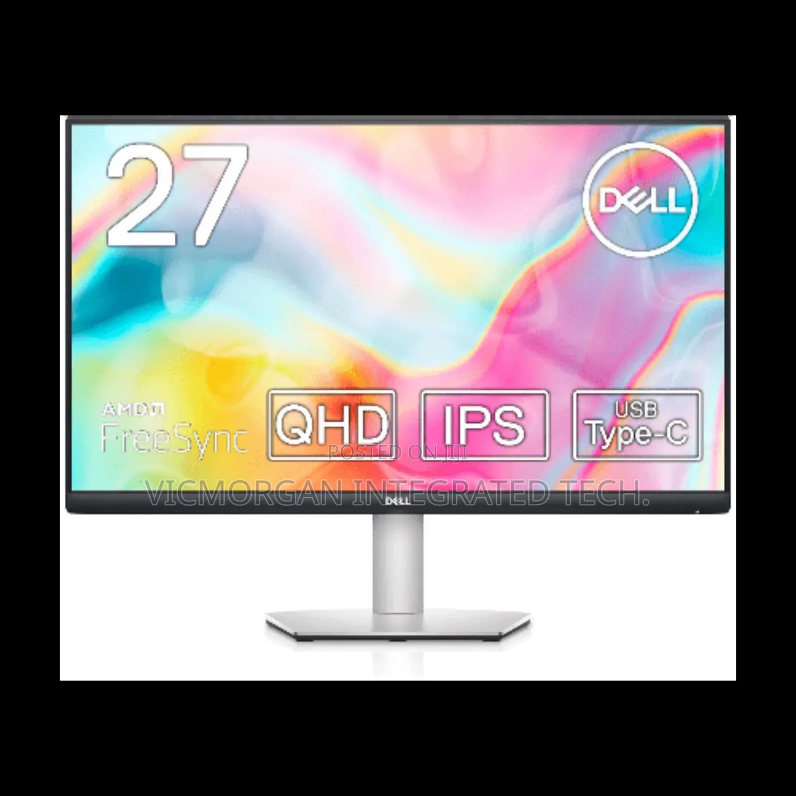 Dell S2722dc 27 Inches QHD Ips Monitor, Usb-C, 99% Srgb, Built-Speakers
