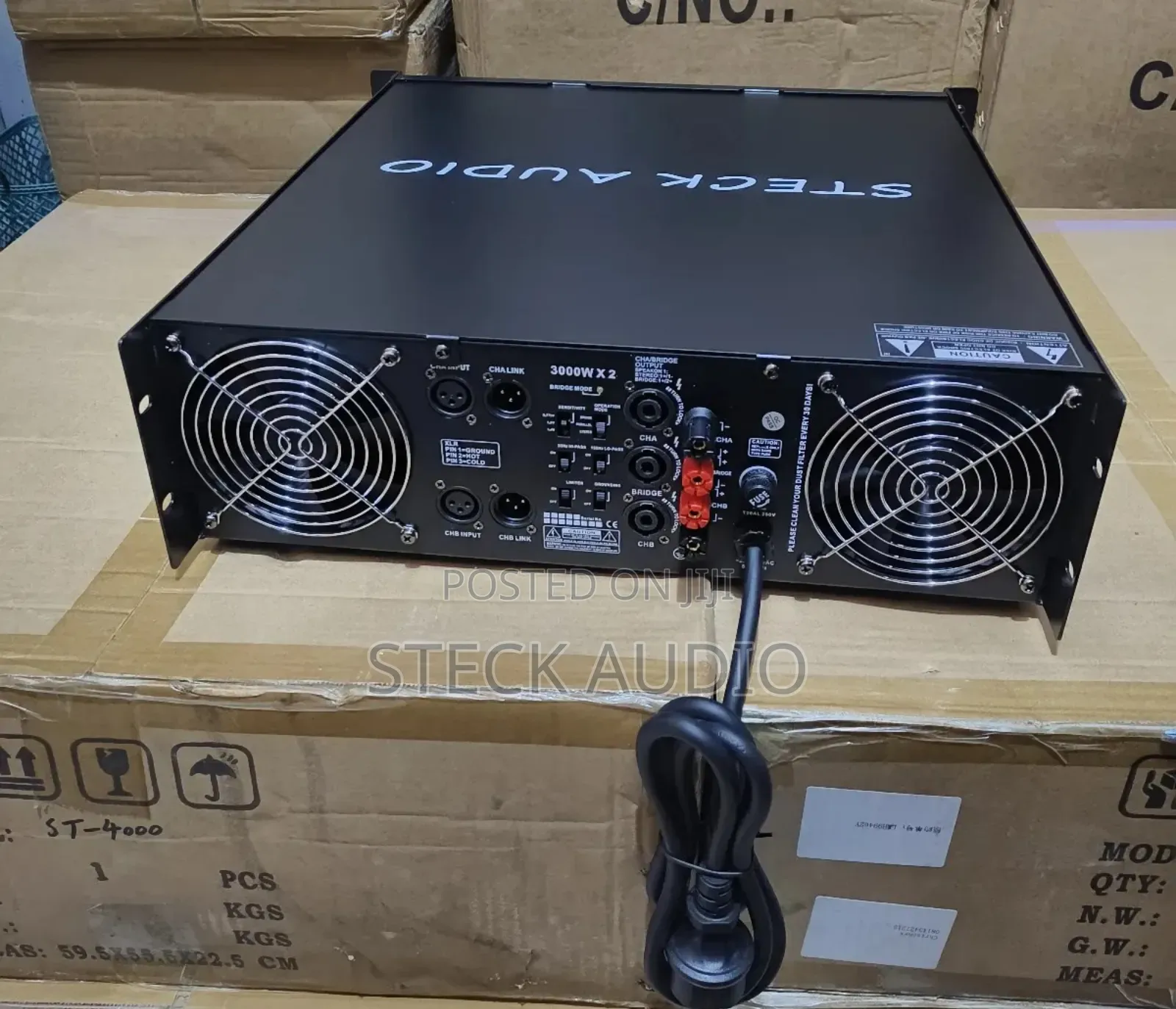 St 6000 Steck Audio Professional Power Amplifier System