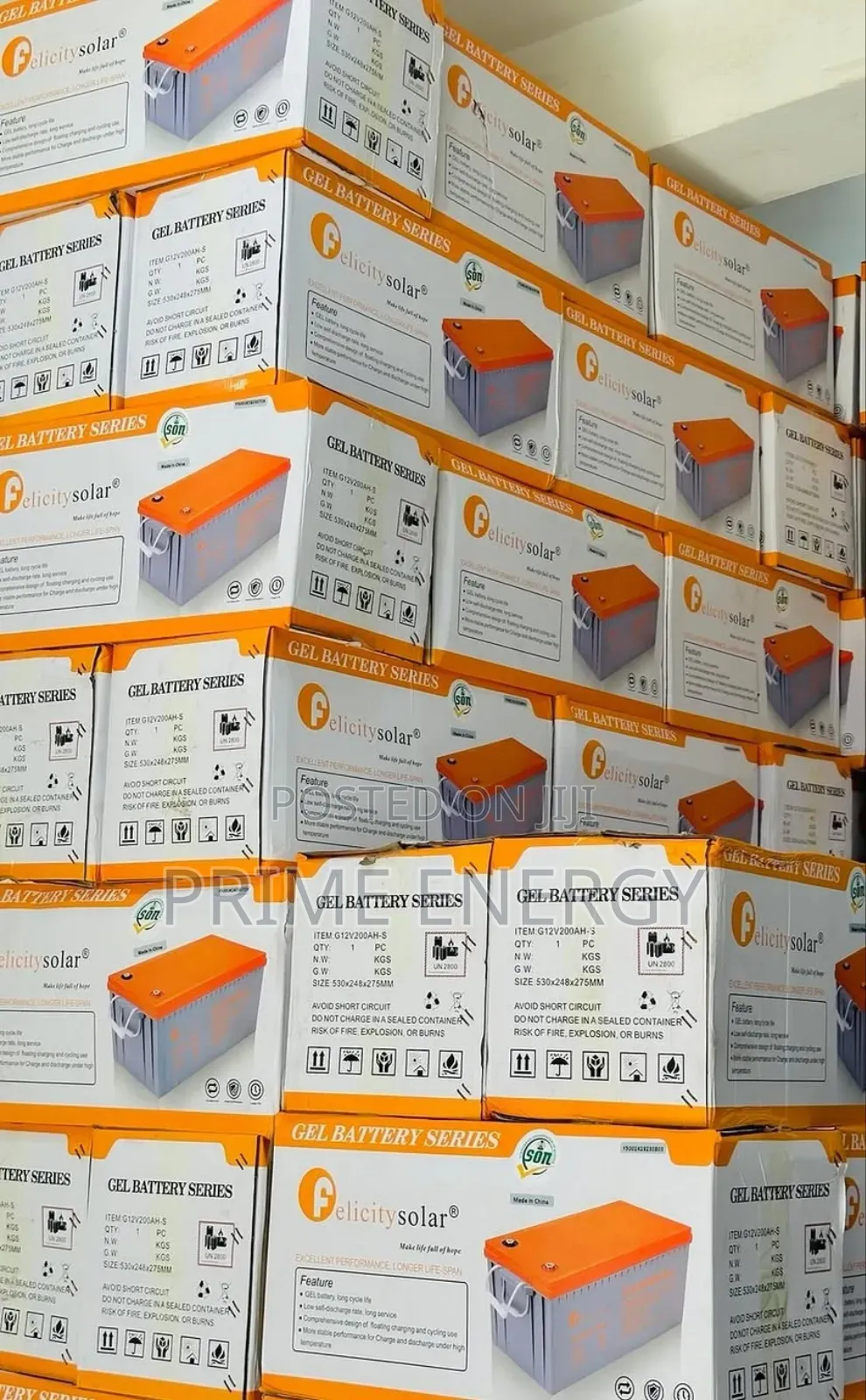 Felicity 200ah Gel Battery 12v