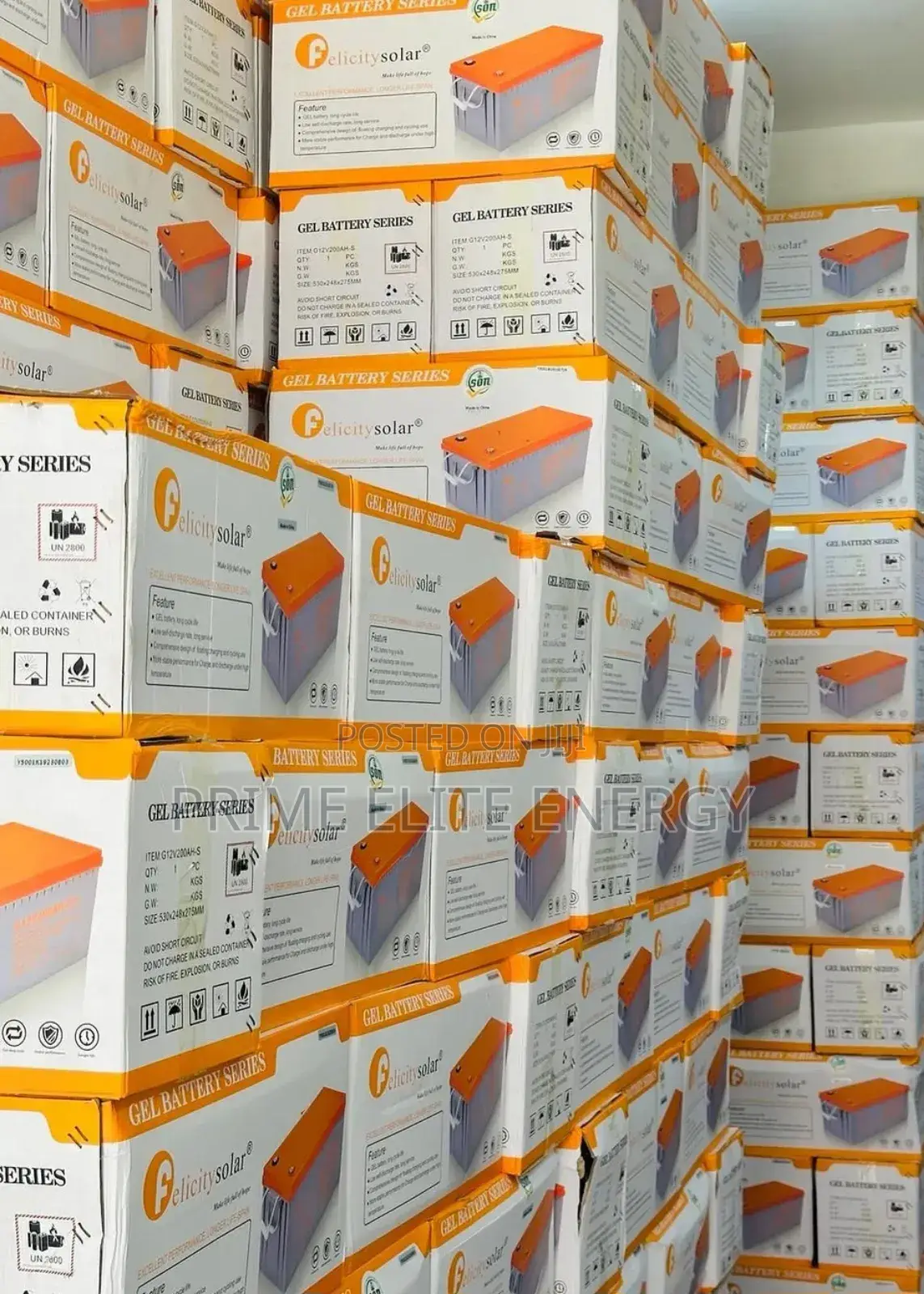 Felicity 200ah Gel Battery 12v