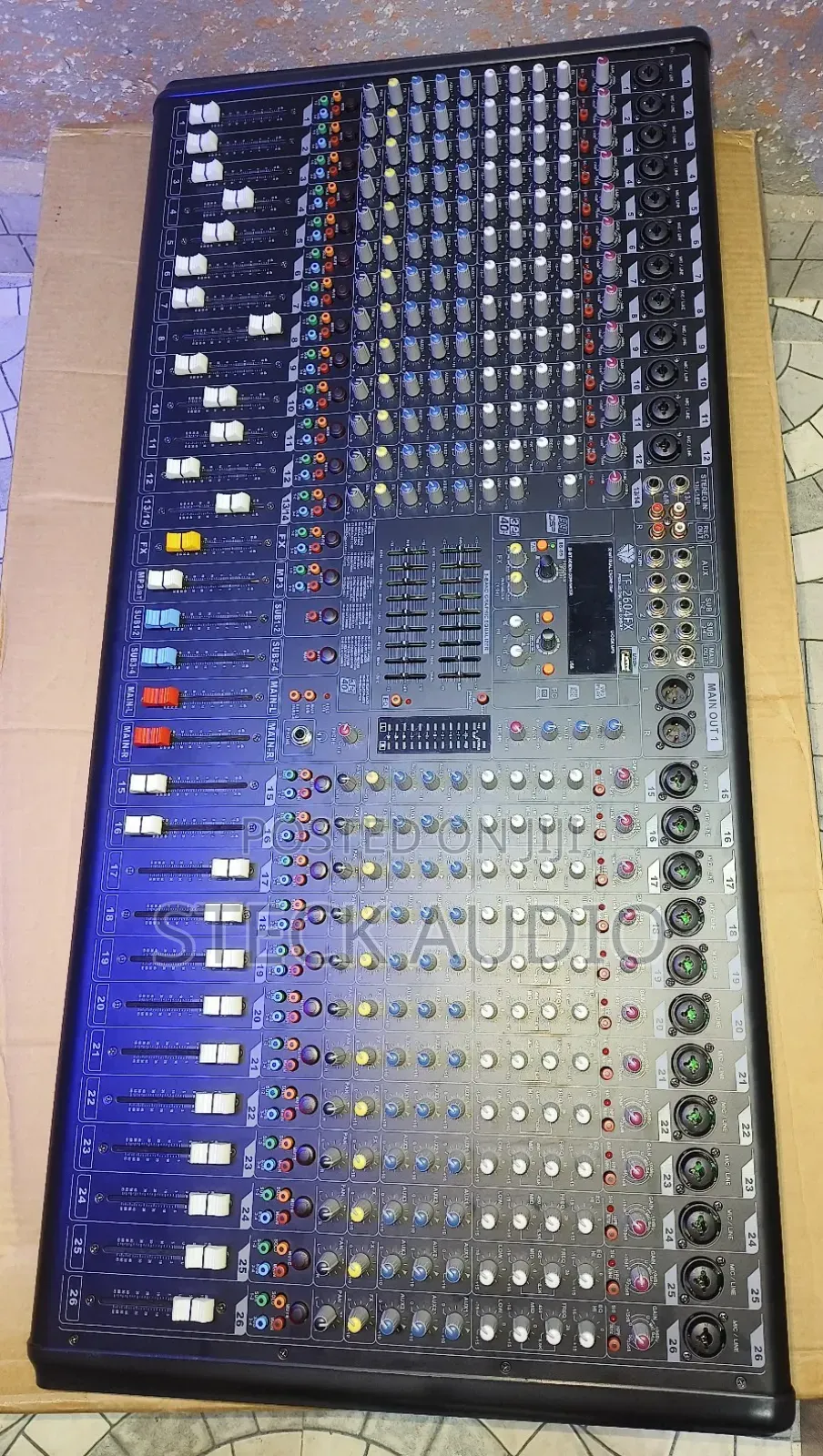 Tf 2604fx Steck Audio Professional Audio Mixer.
