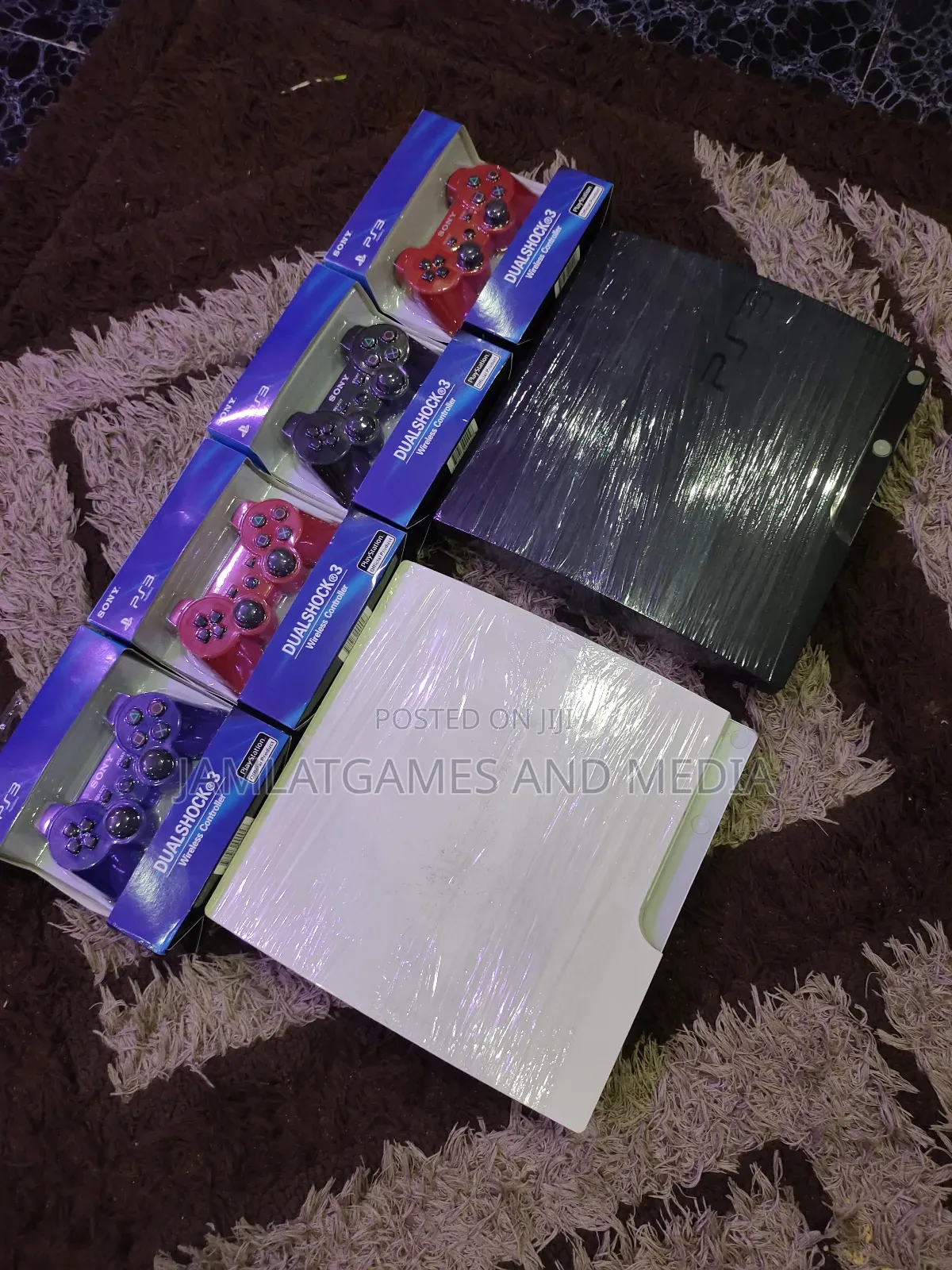 Uk  Playstation 3 Slim Ps3 Slim, 2pads, 20games