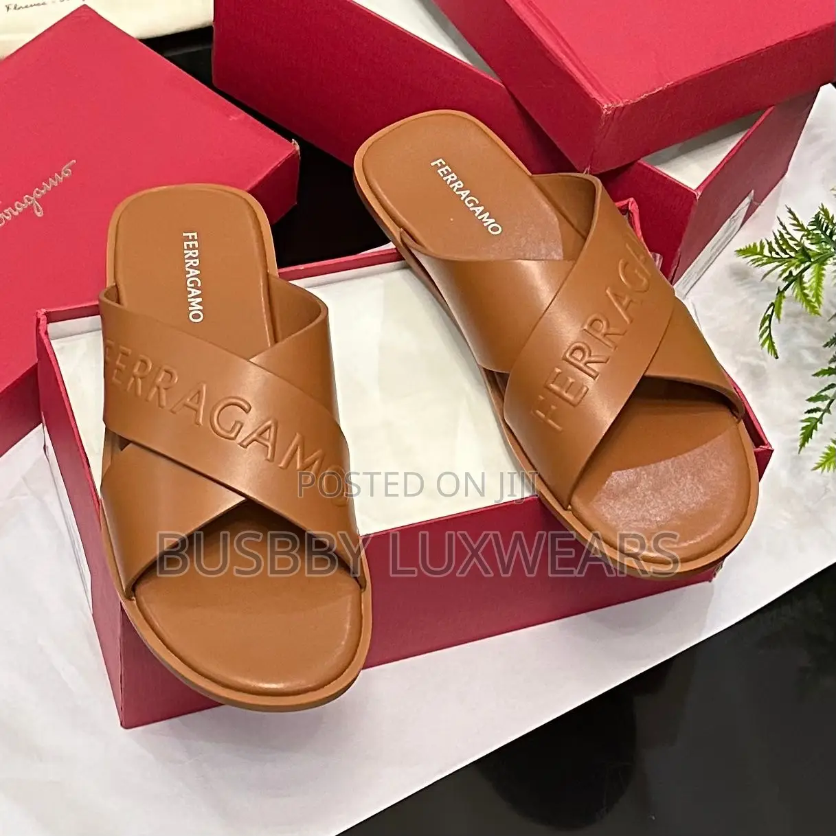 Ferragamo Italian Men’S Slippers