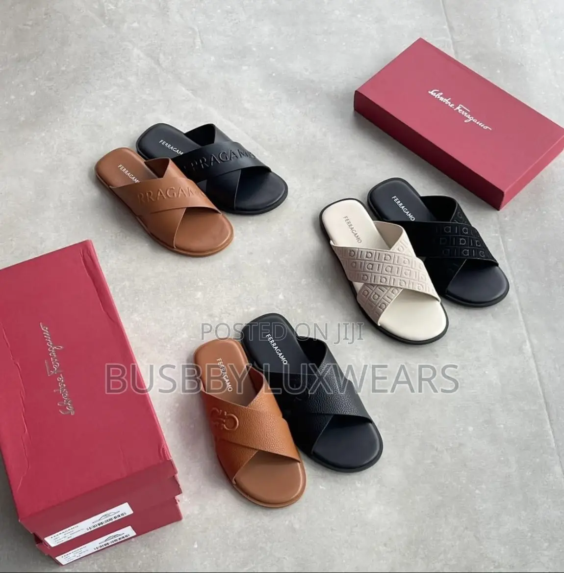 Ferragamo Italian Men’S Slippers