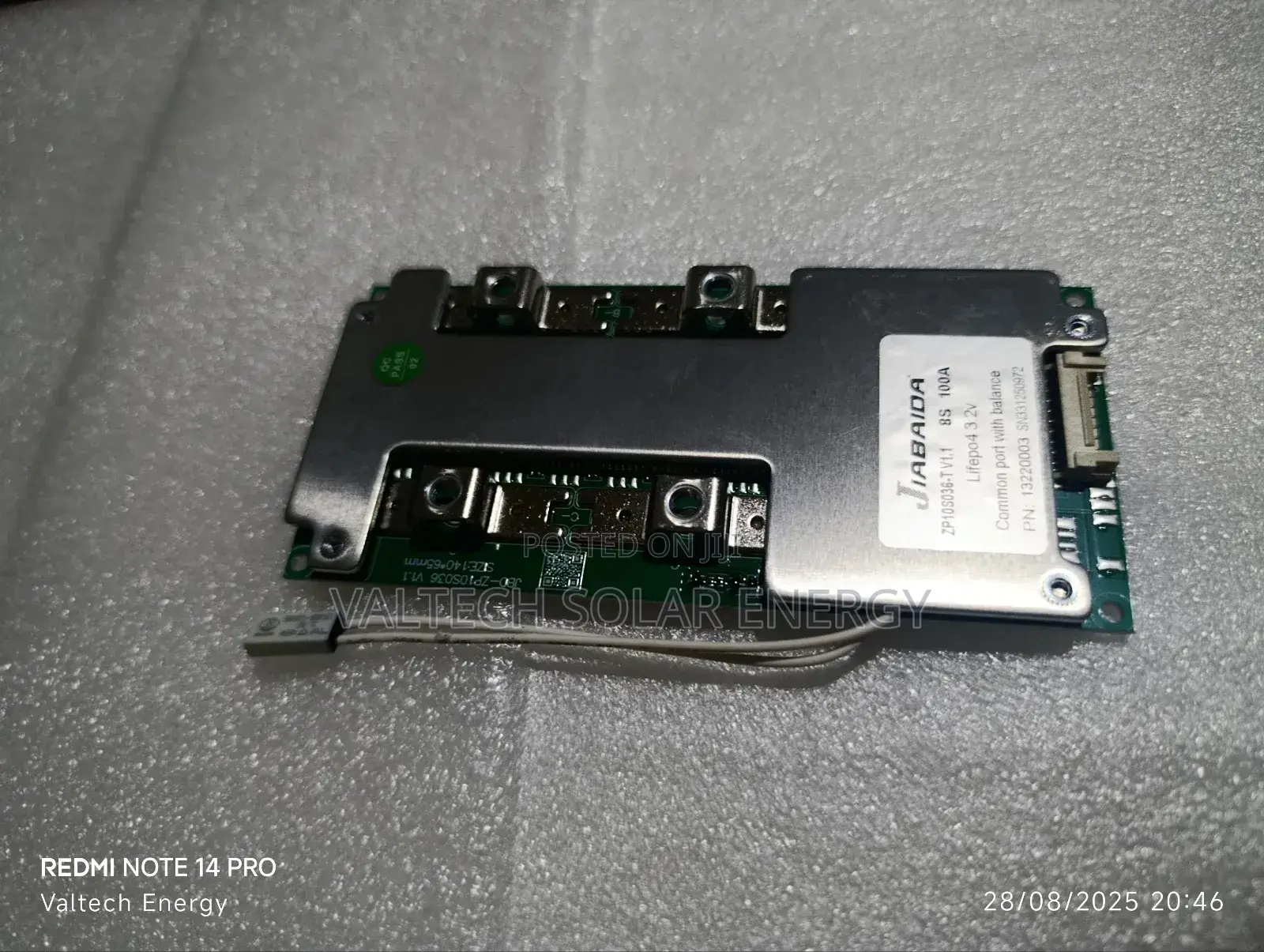 JBD Jaibaida 8s 100a LFP Lifepo4 Lithium Battery Hardware BMS