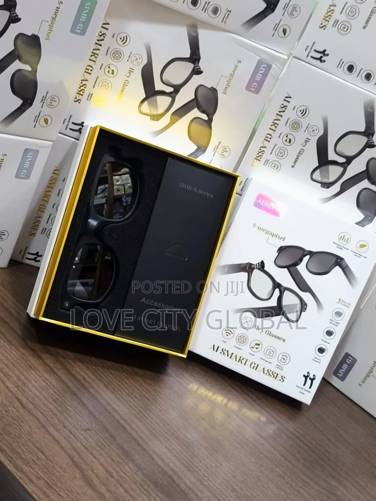 Aimb-g1 Smart Glass 5mp Hd Camera Video Ai Translation Chatgpt Bt Call