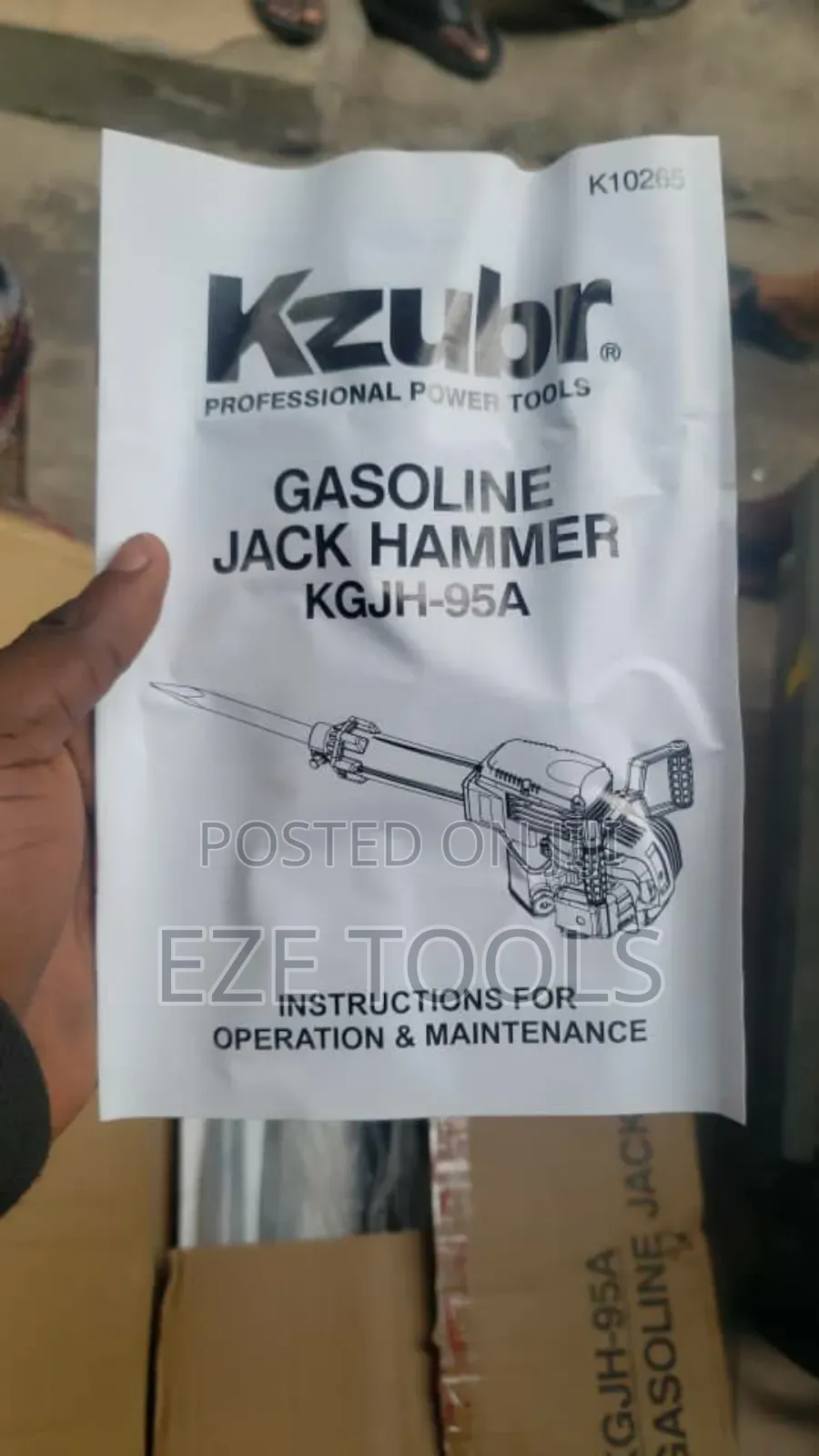 Gasoline Jack Hammer Machine