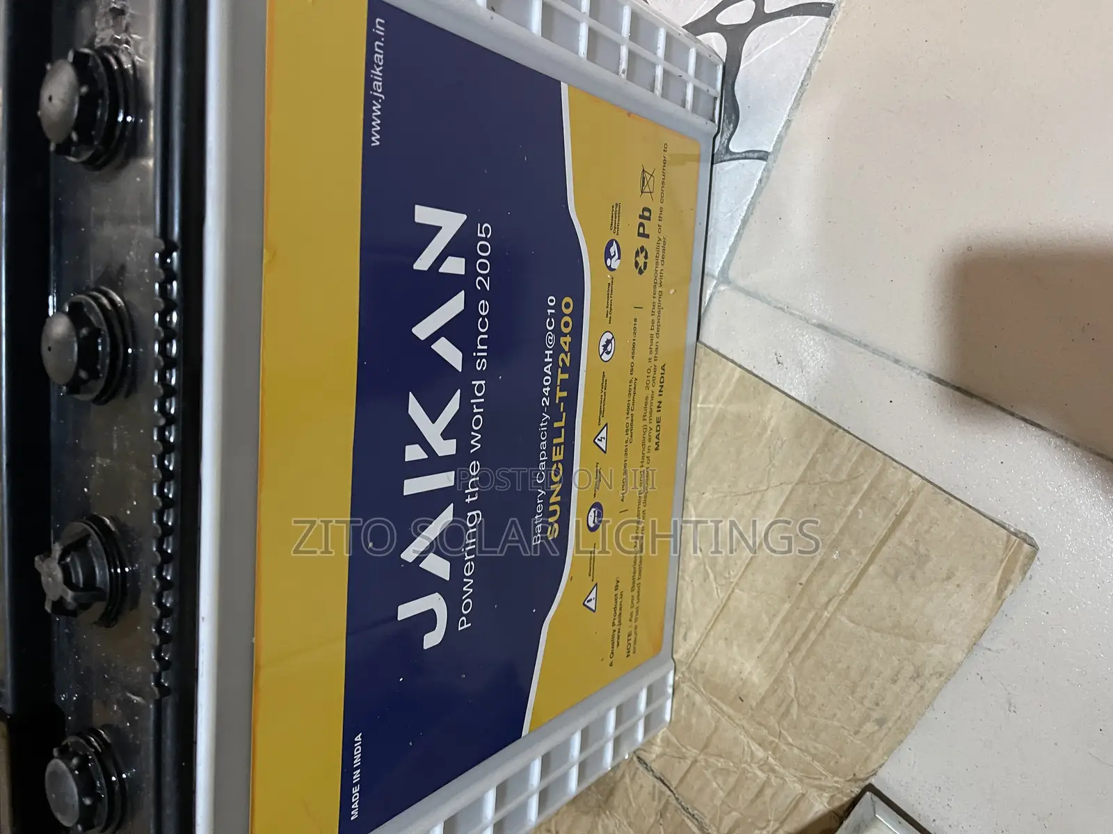This Is 220/240amps Solar Tubular Battery
