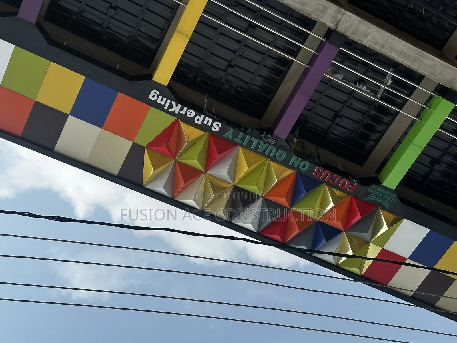 Colorful Regular/ 3d Alucoboard Cladding for Schools, Churche and More