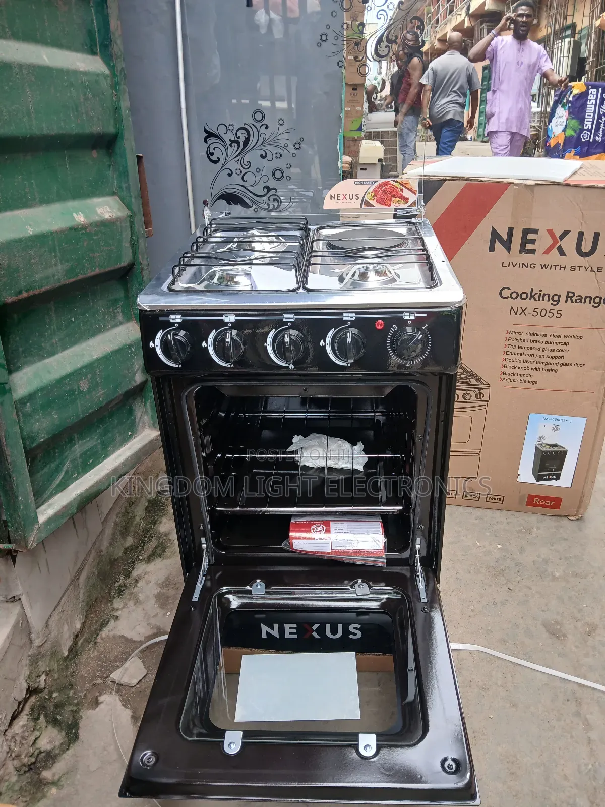 Original Nexus Standing Gas Cooker 3 Gas 1 Electric 50x50cm