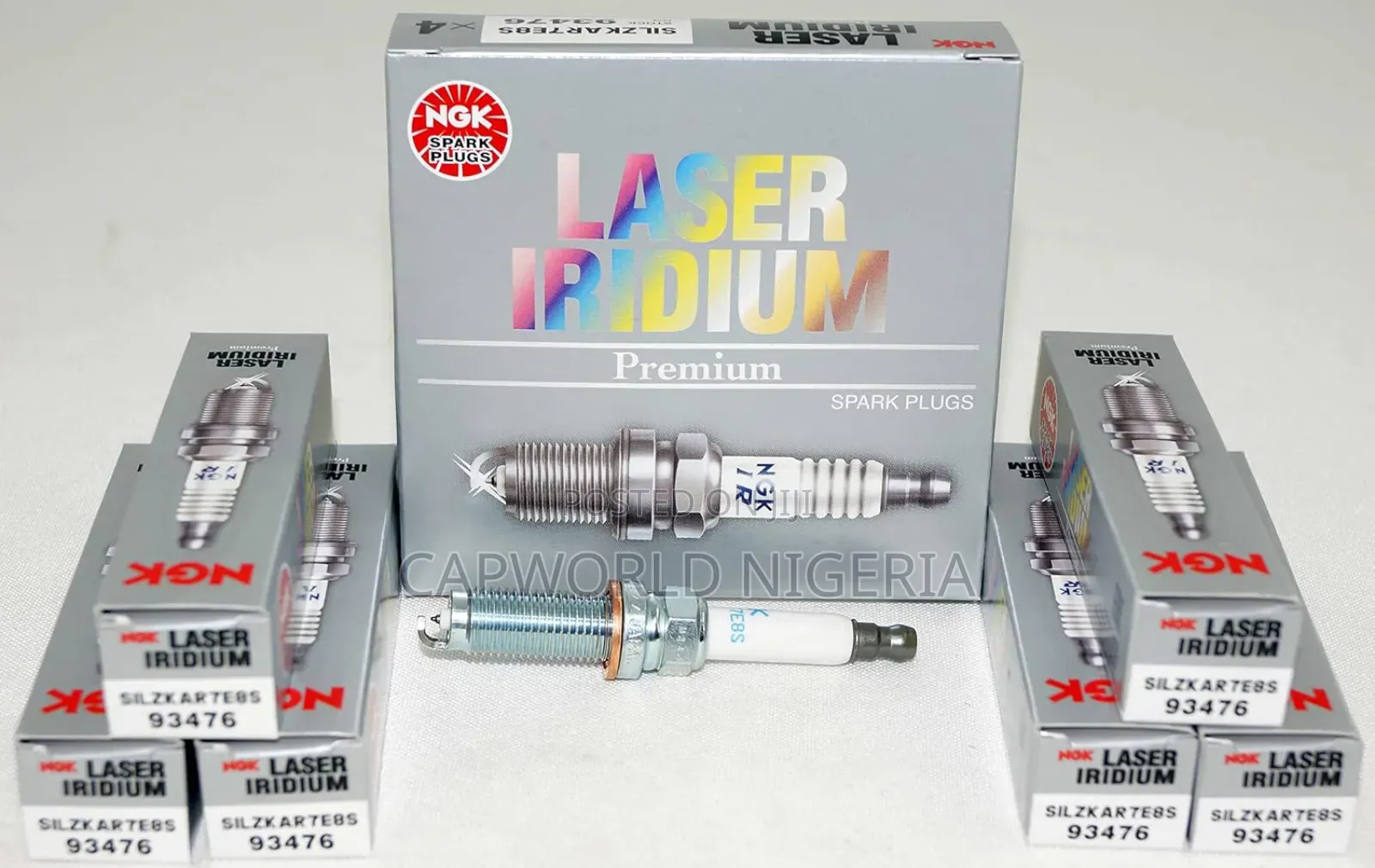 6pcs of NGK 93476 Laser Spark Plug for Jaguar and Land Rover Cars