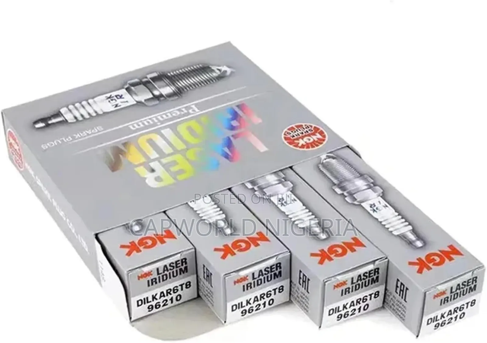 6pcs of NGK 96210 Dilkar6t8 Laser Spark Plugs For Toyota Lexus Vehicle