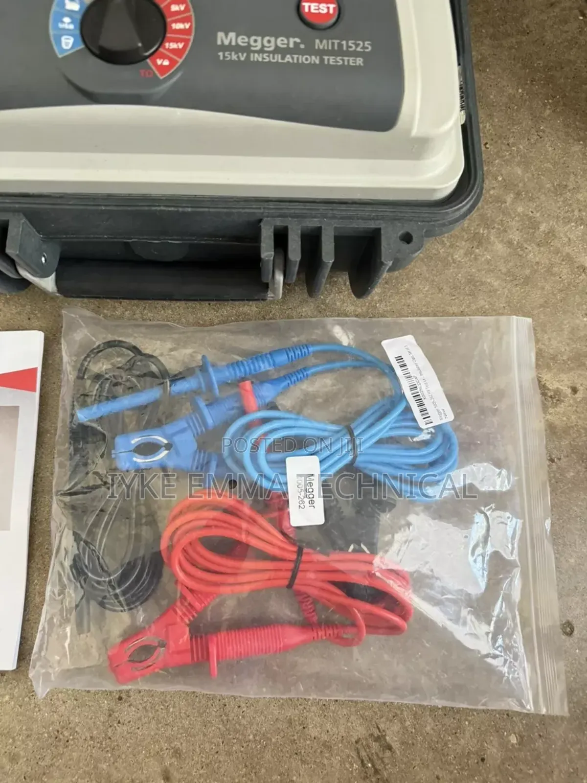 Megger Mit1525 15 Kv High Voltage Insulation Resistance Tester
