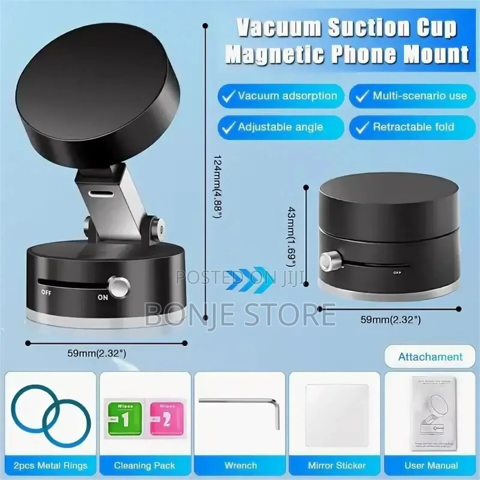 Phone Suction Magnetic Support Holder