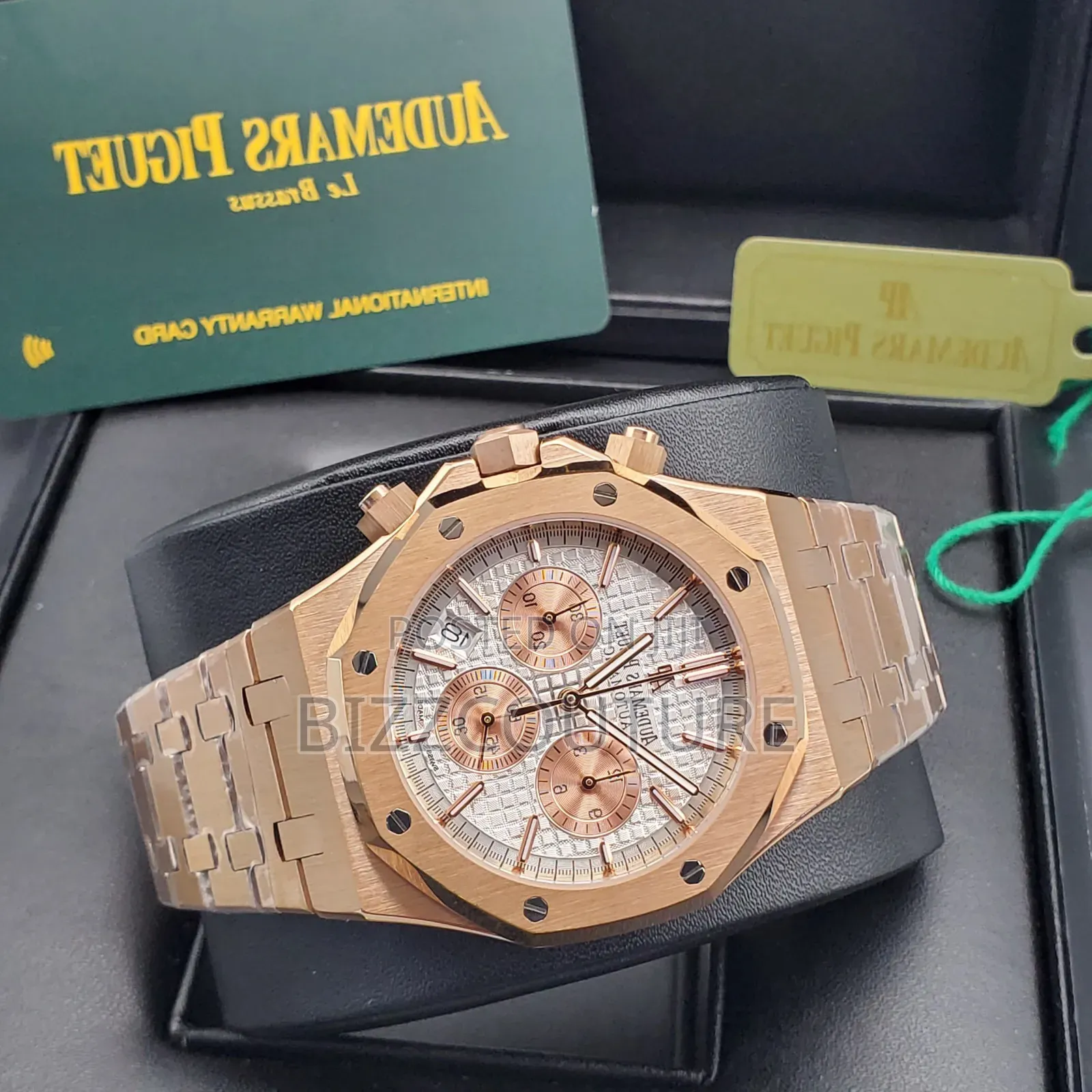 Original Audemars Piguet Gold Stainless Steel, Chronograph Watch