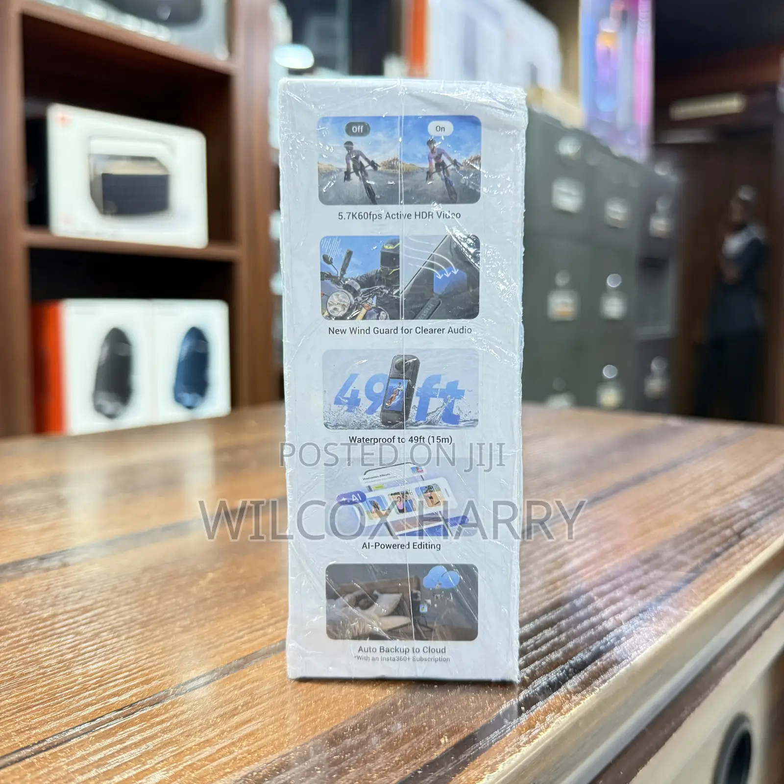 Insta360 X5 - Waterproof 360° Action Camera Invisible Selfie Stick
