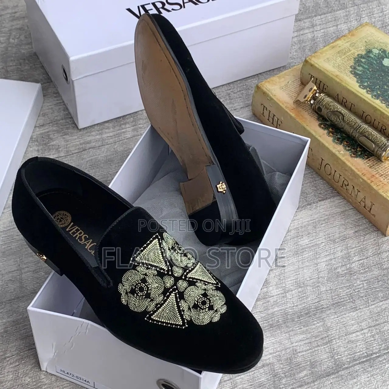 Original Versace Loafers Shoes