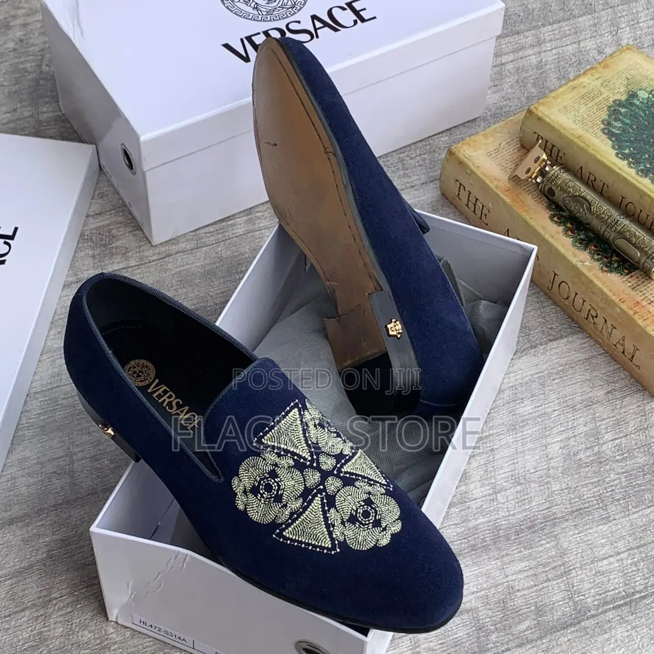 Original Versace Loafers Shoes