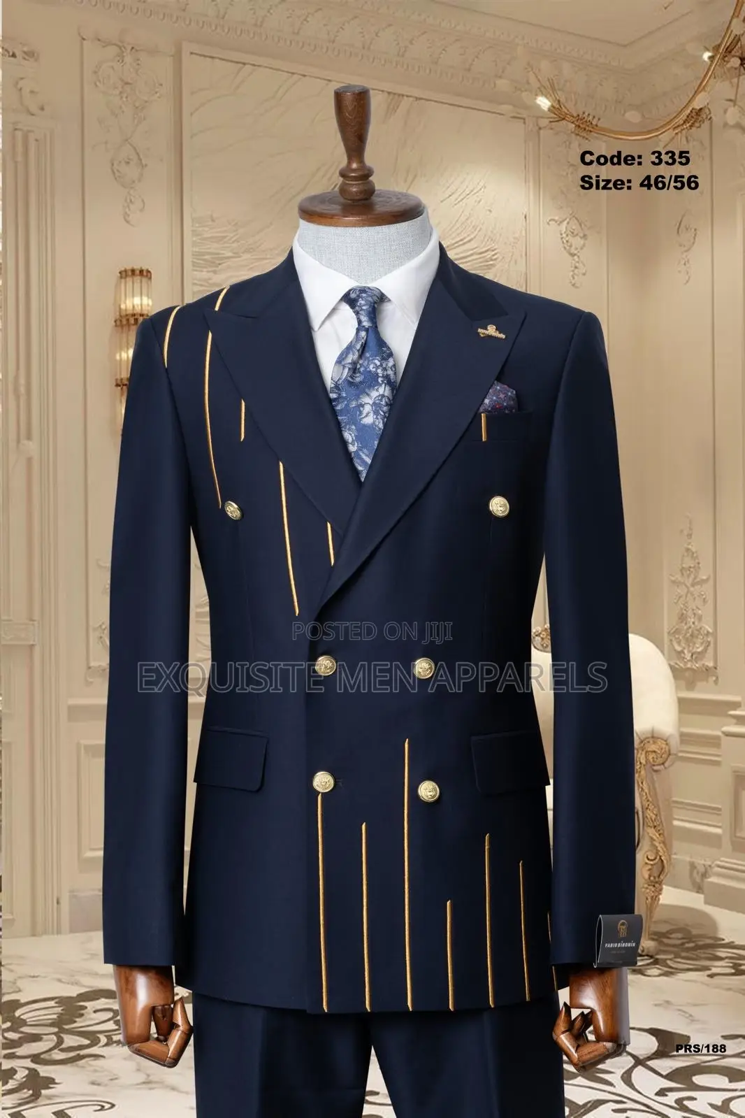 Latest Designers Double Breasted Italian Fabio Bironin Men’S Suit
