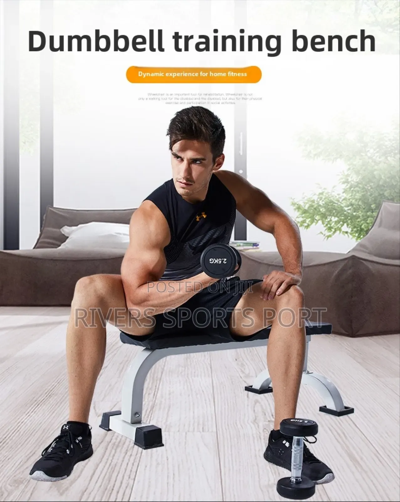 High-End Commercial Professional Balance Flat Bench Weight Bench Press