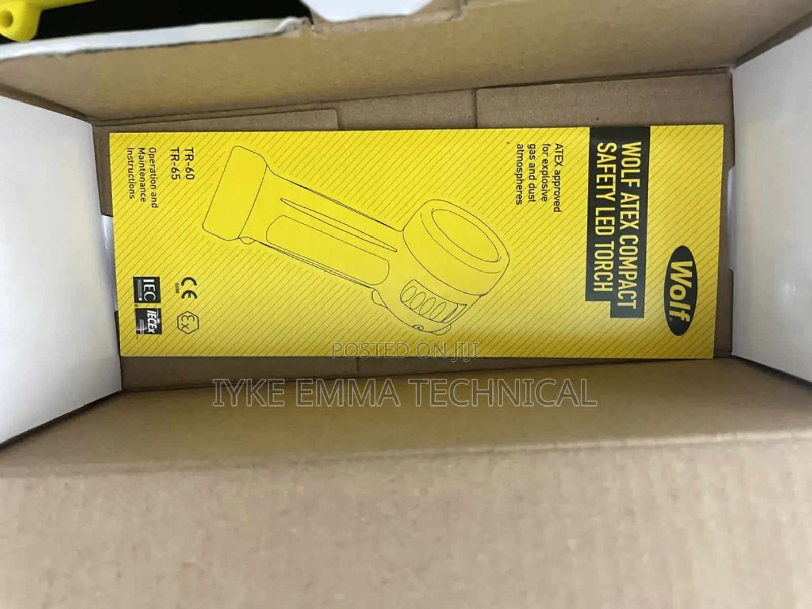 Right Angle Safety Atex Torch Wolf Atex