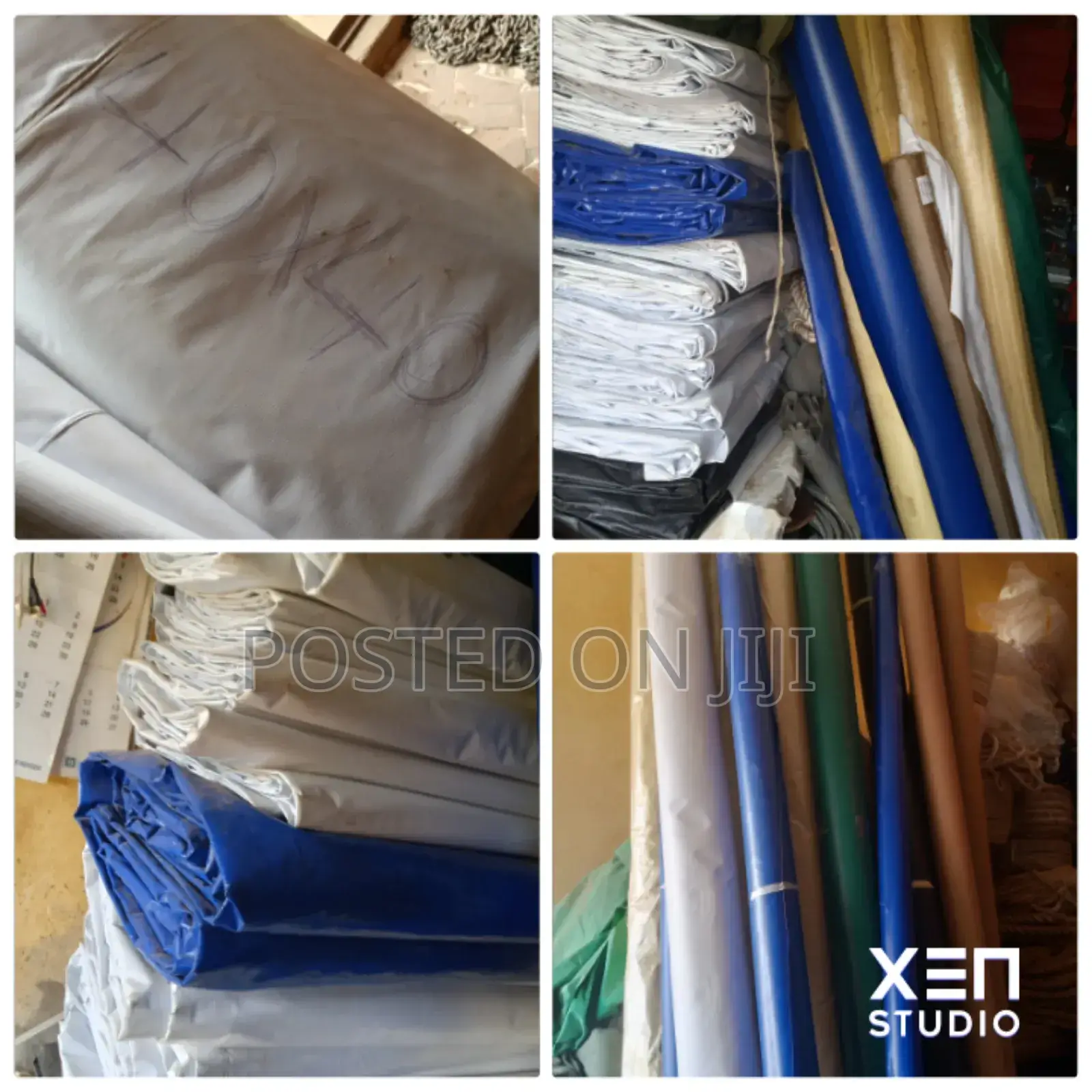 Tarpaulin.