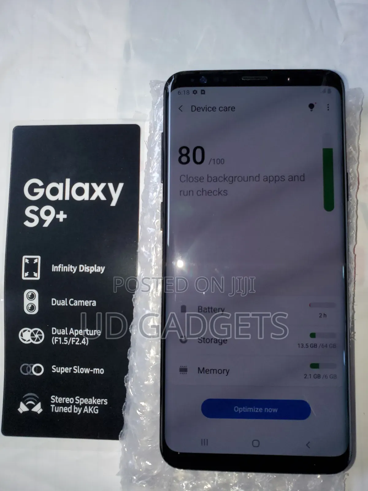 Samsung Galaxy S9 Plus 64 GB Black