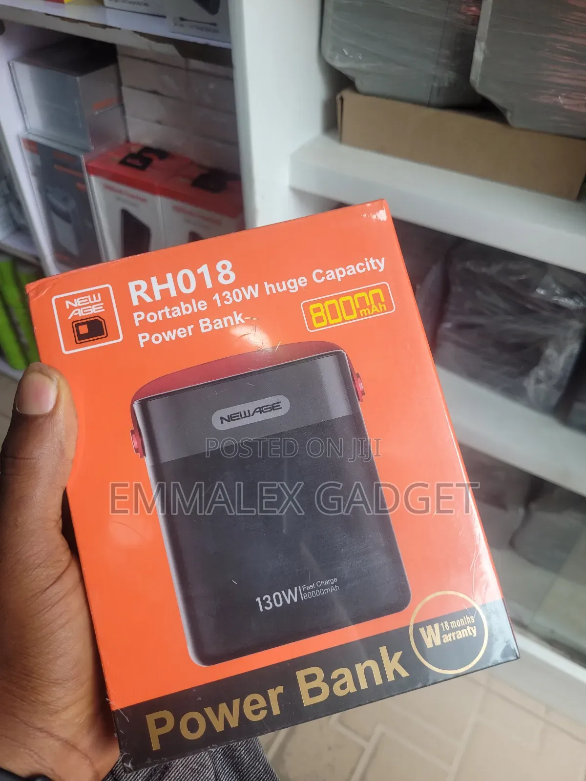 New Age Rh018 Portable 130w Huge Capacity Power Bank.