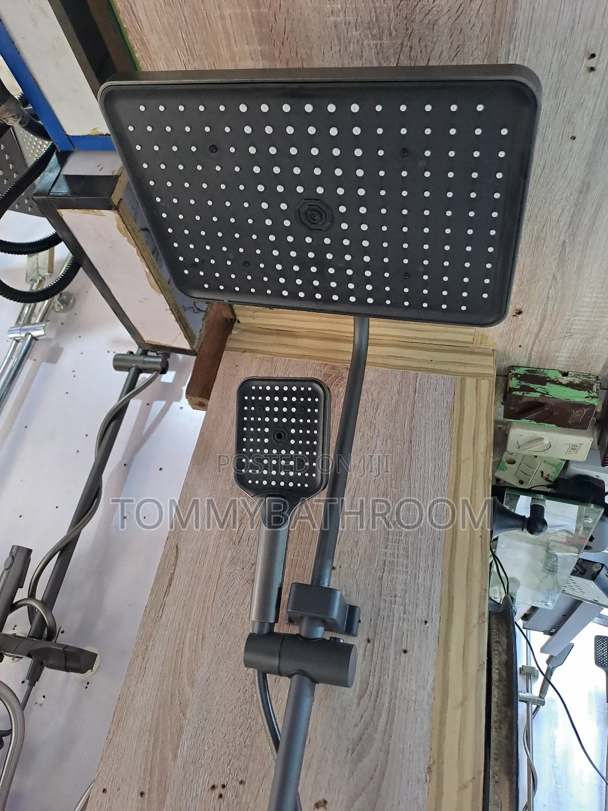 Gray Shower Mixer