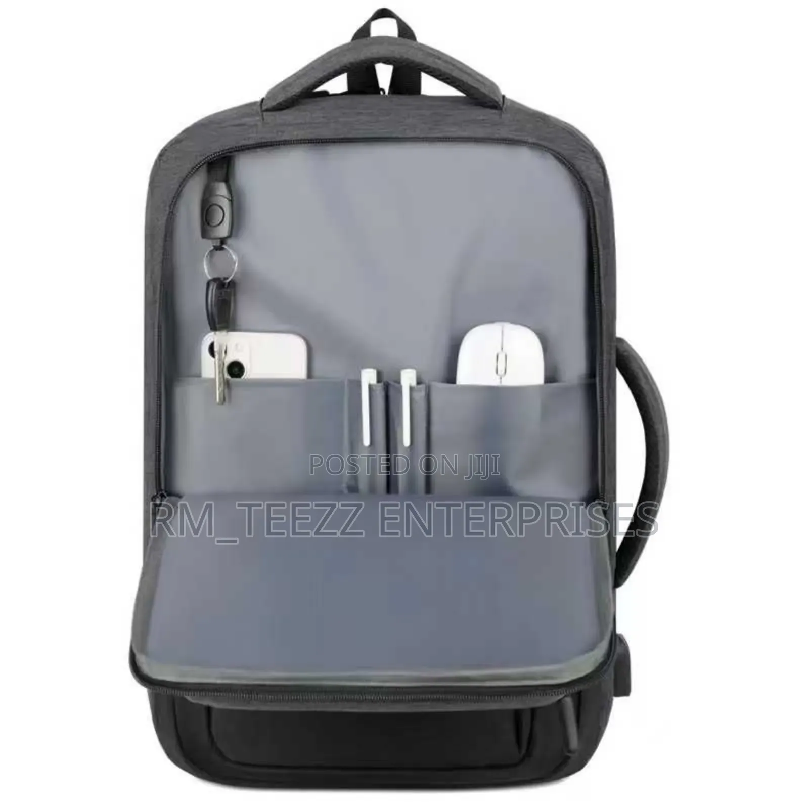 Two-Toned Multifunctional High-End Business Laptop Backpack