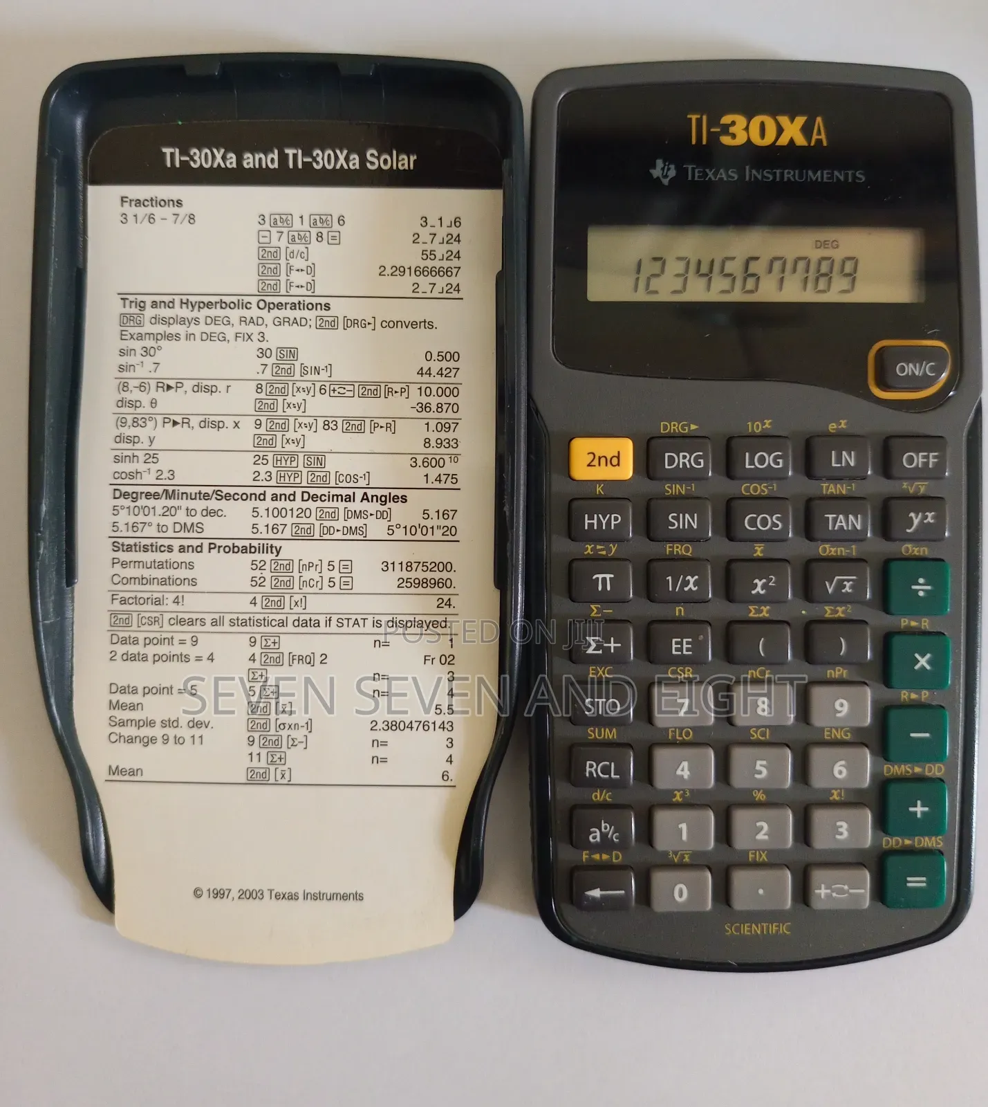 Texas Instruments Ti-30xa Scientific Calculator