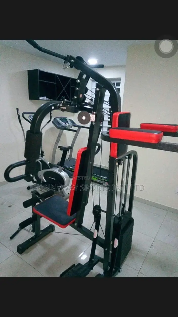 3station Multi Gym With Stepping Machine
