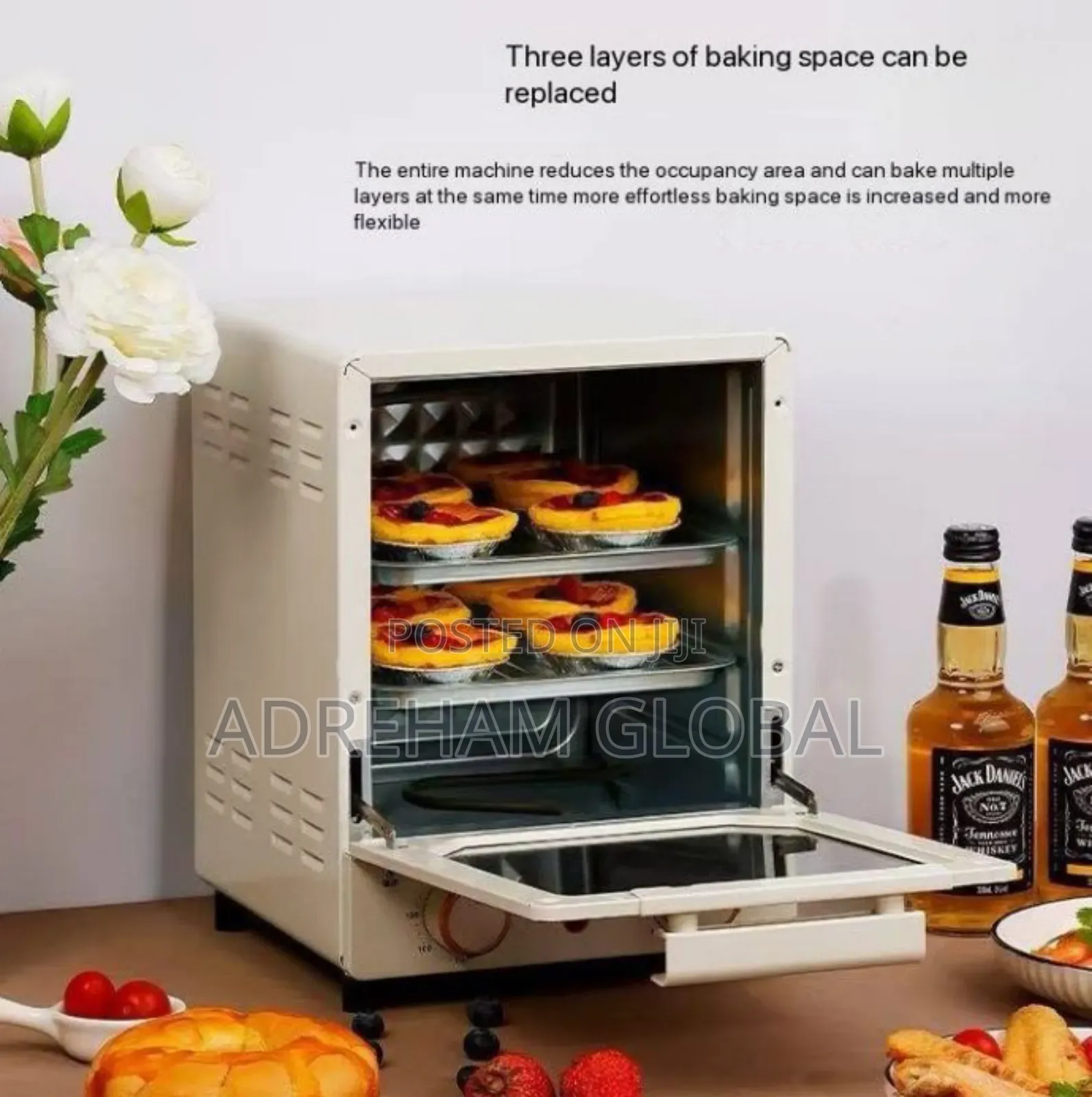 15ltr Slivers Criest 3 Layer Multifunctional Oven