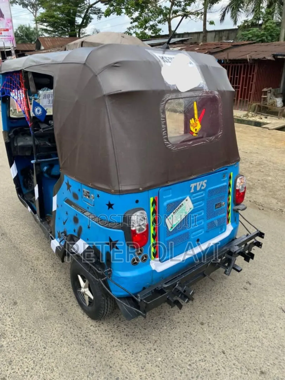 TVS King Deluxe Plus iTouch Start 2023 Blue