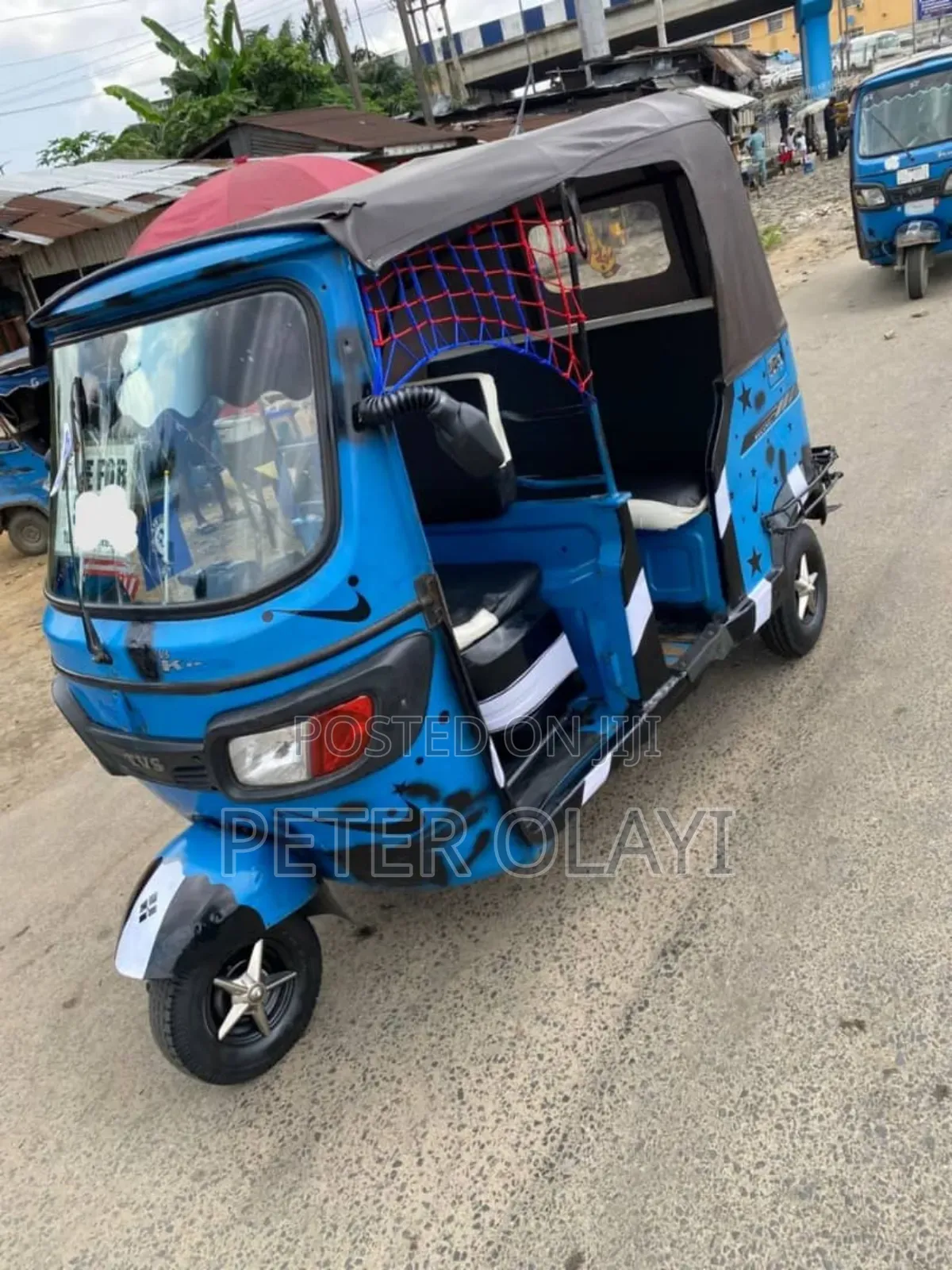 TVS King Deluxe Plus iTouch Start 2023 Blue