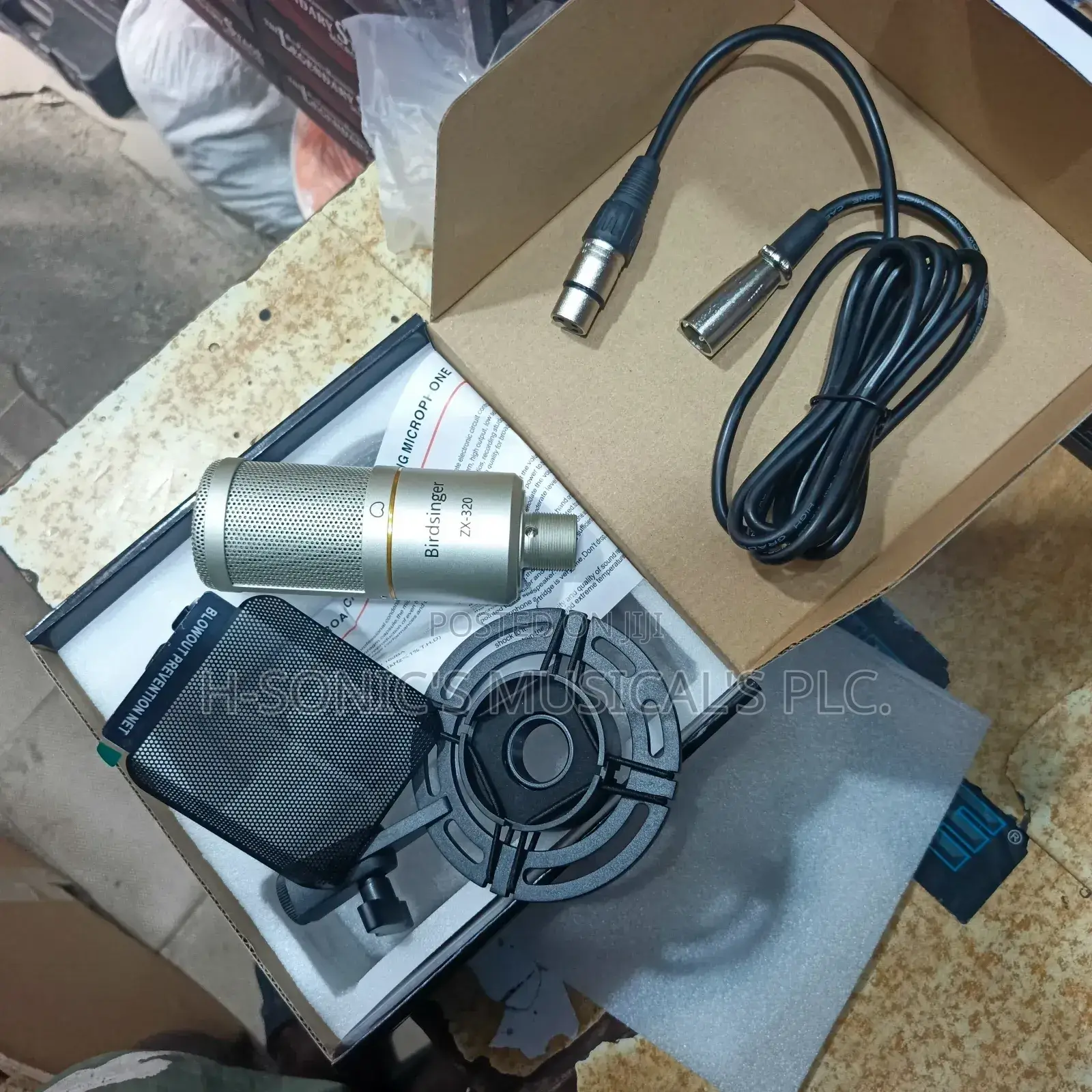High-Quality Birddinger Zx-320 Condenser Microphone