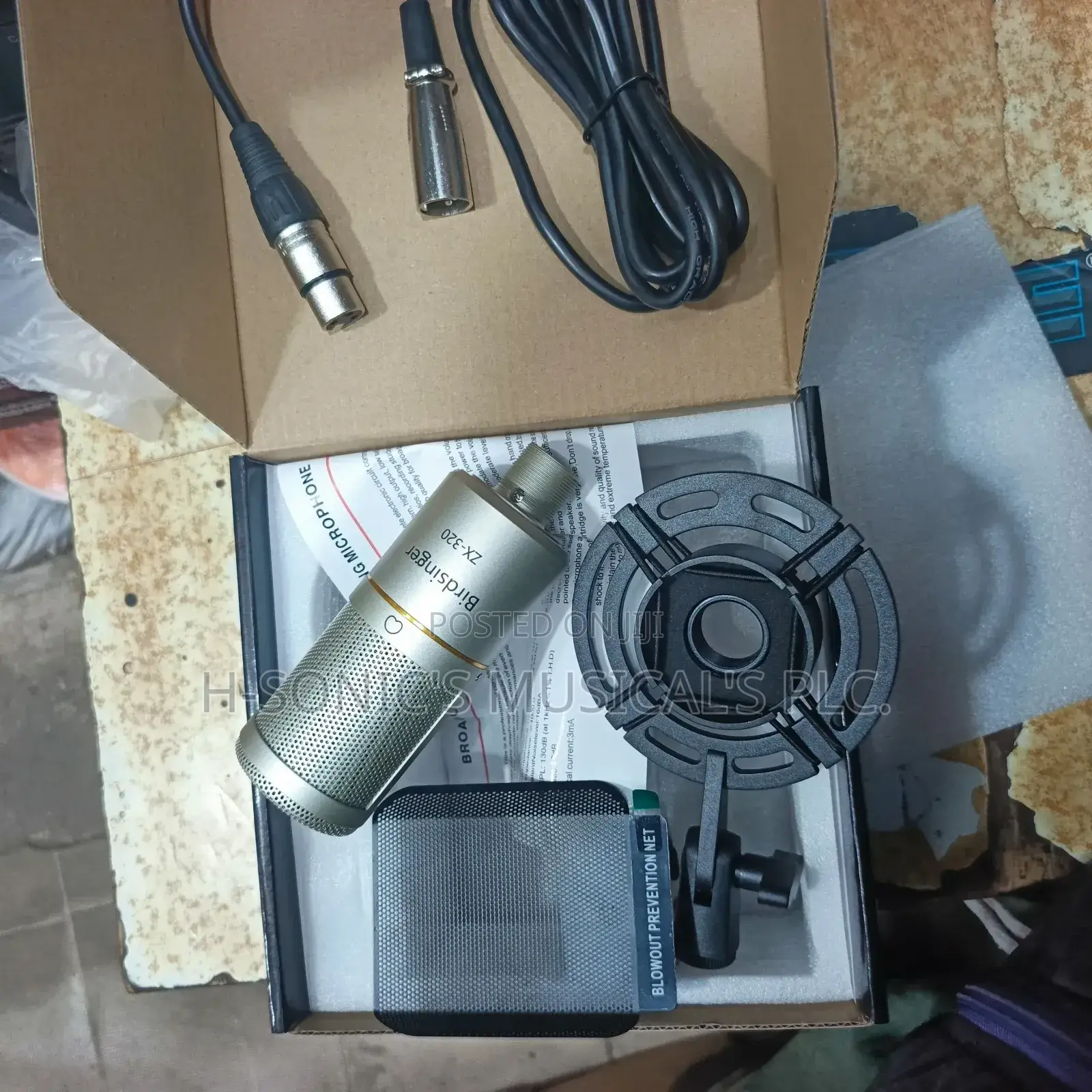 High-Quality Birddinger Zx-320 Condenser Microphone