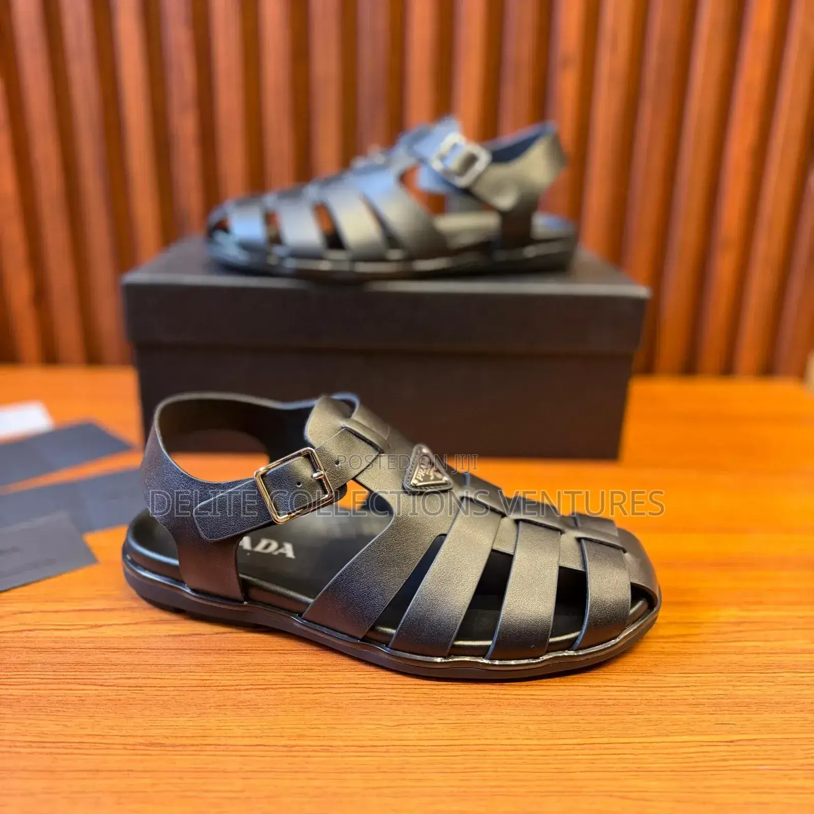 Original Prada Leather Fisherman Sandals Code: 2x3119_3lkk_f0002