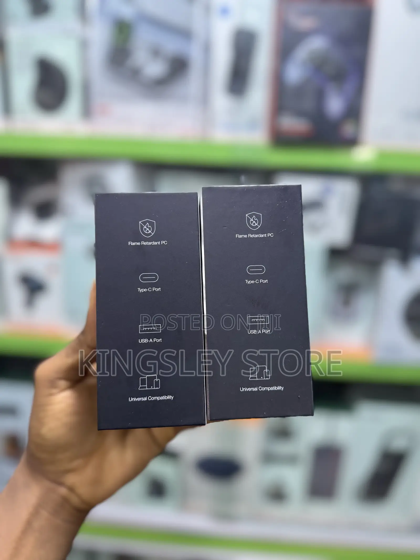 Green Lion Gan Premium Uk Plug Wall Charger 45w - Gray