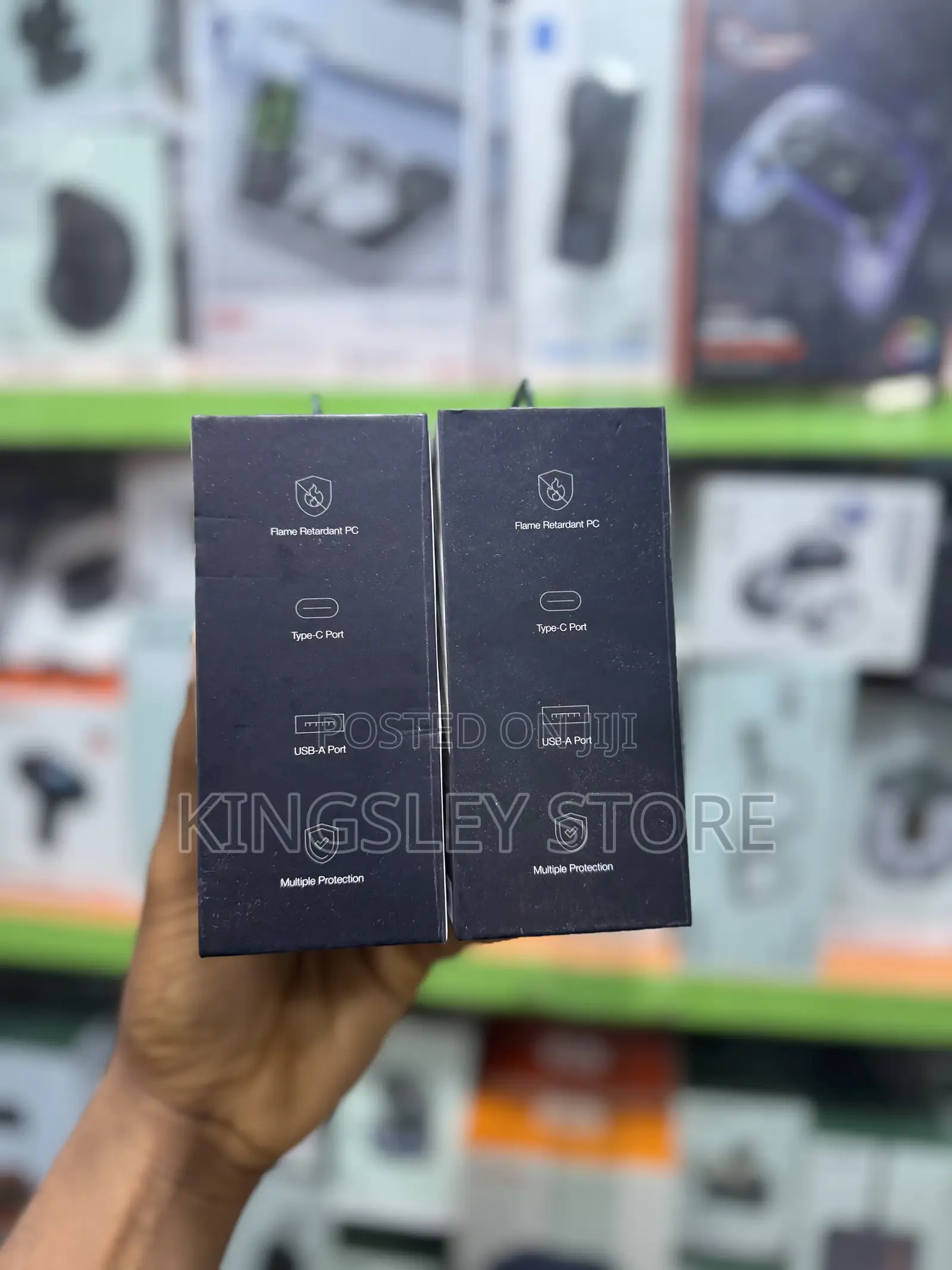 Green Lion Gan Premium Uk Plug Wall Charger - Gray