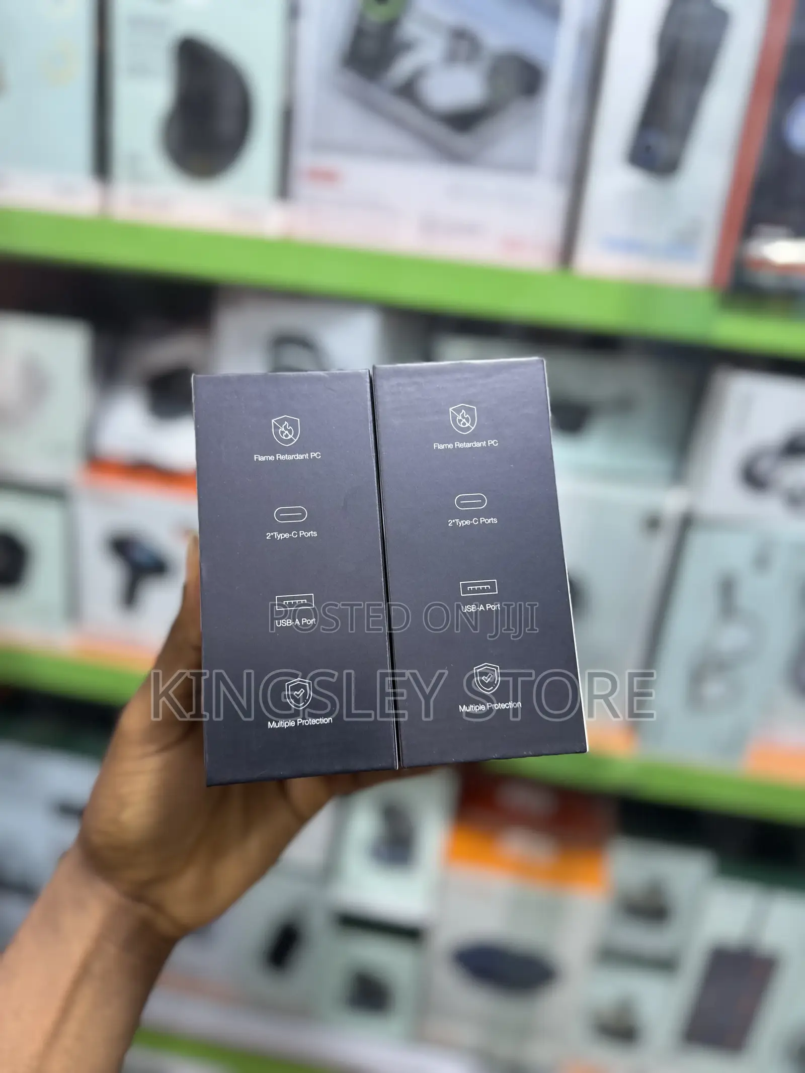 Green Lion Gan Premium Uk Plug Wall Charger 65w - Gray