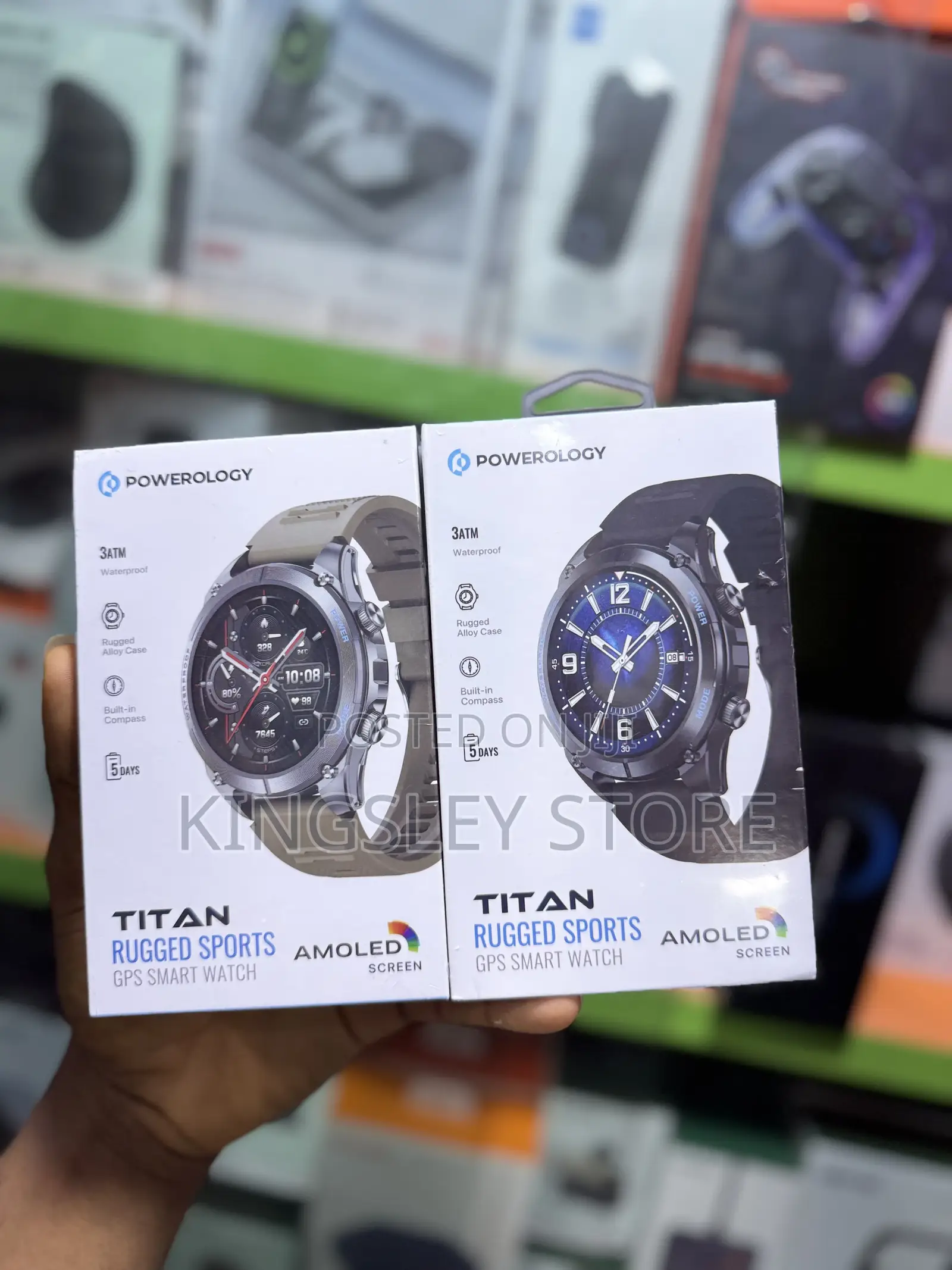 Powerology Titan Rugged Sports GPS Smart Watch