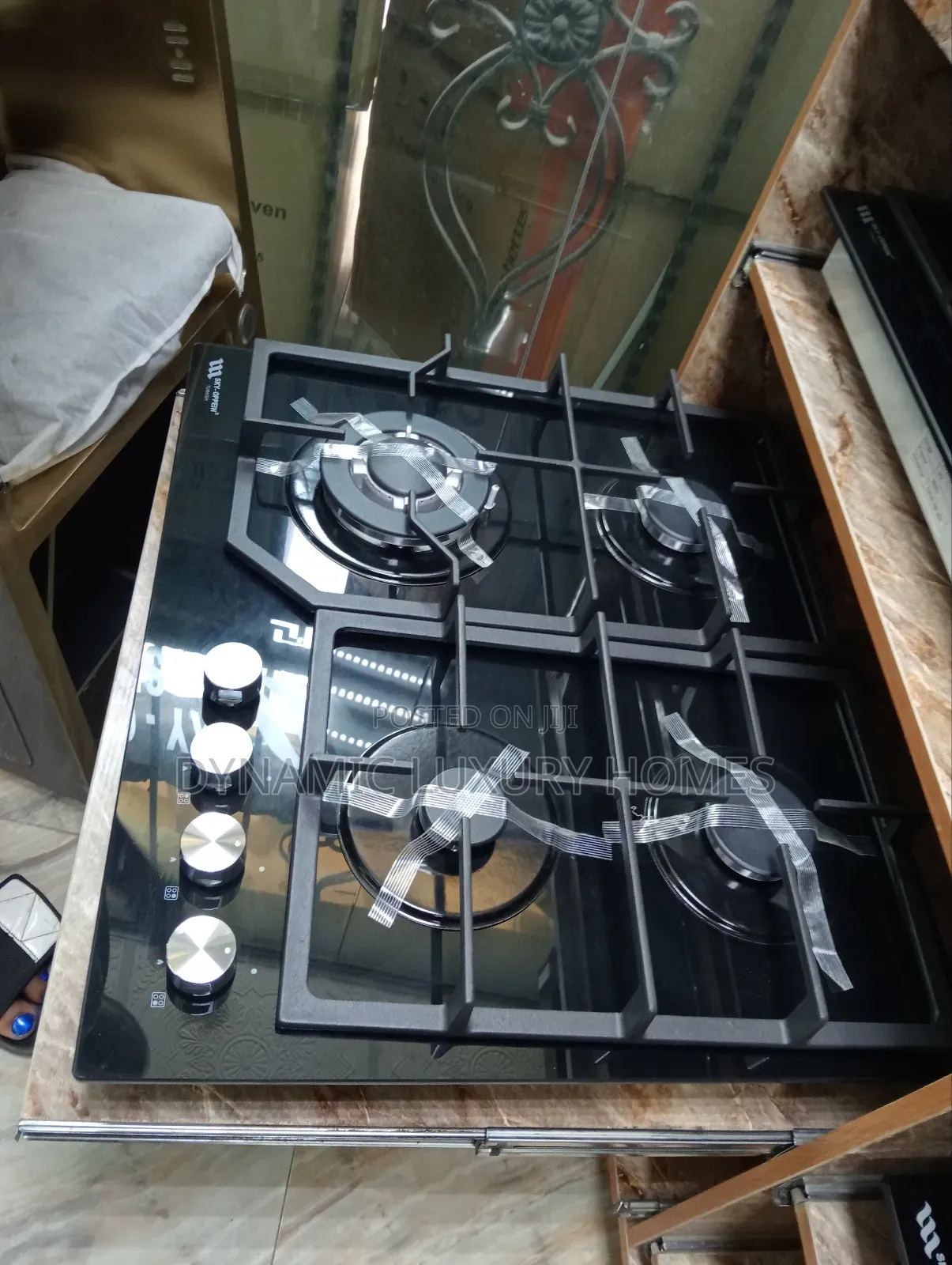 4 Burner Gas Cooker Hob
