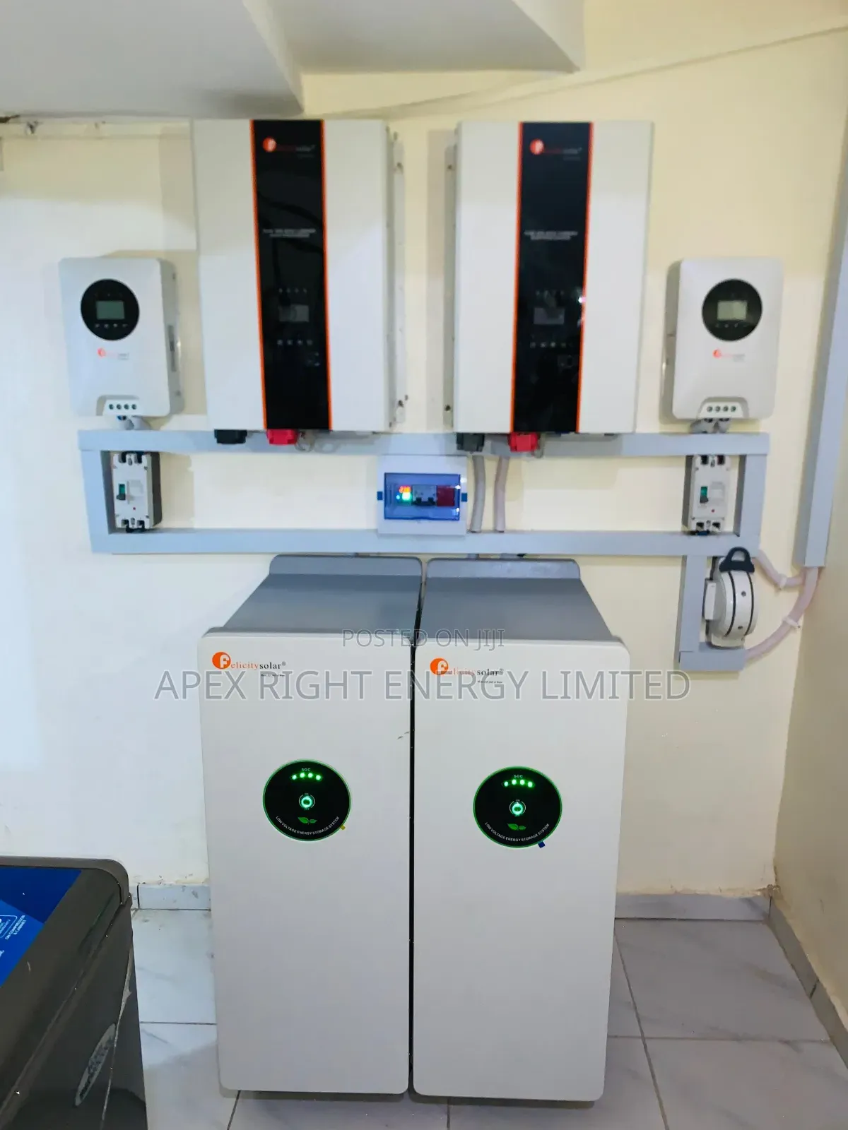 20kva Felicity Inverter System+30kwh Lithium+24pcs-650w Jinko Panel