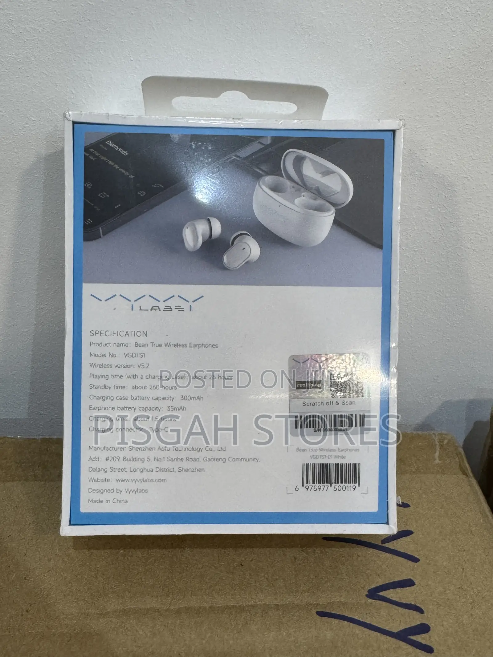 Vyvylabs Bean Vgdts1 True Wireless Earphones
